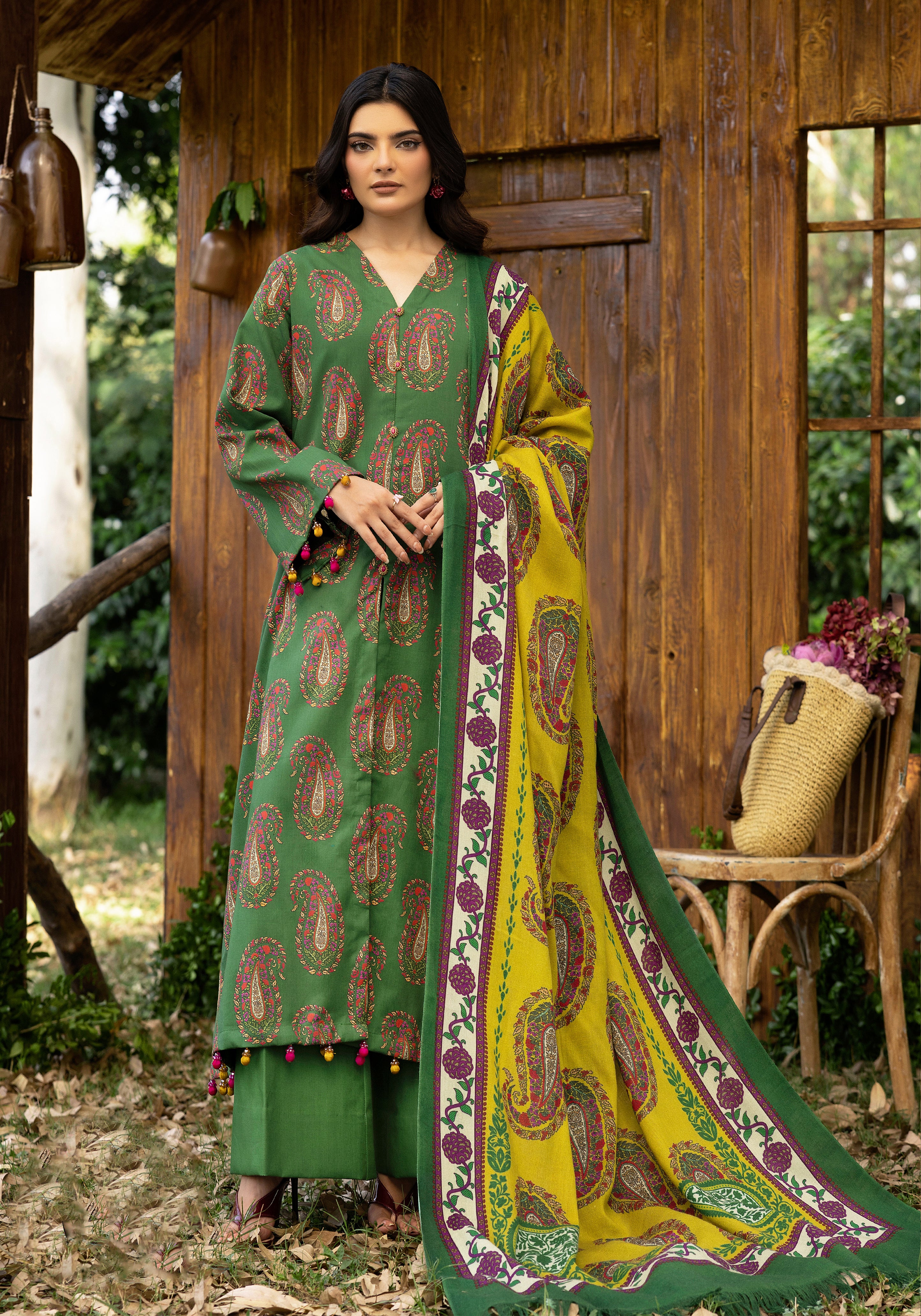 Mehka Daur - Unstitched 3pc