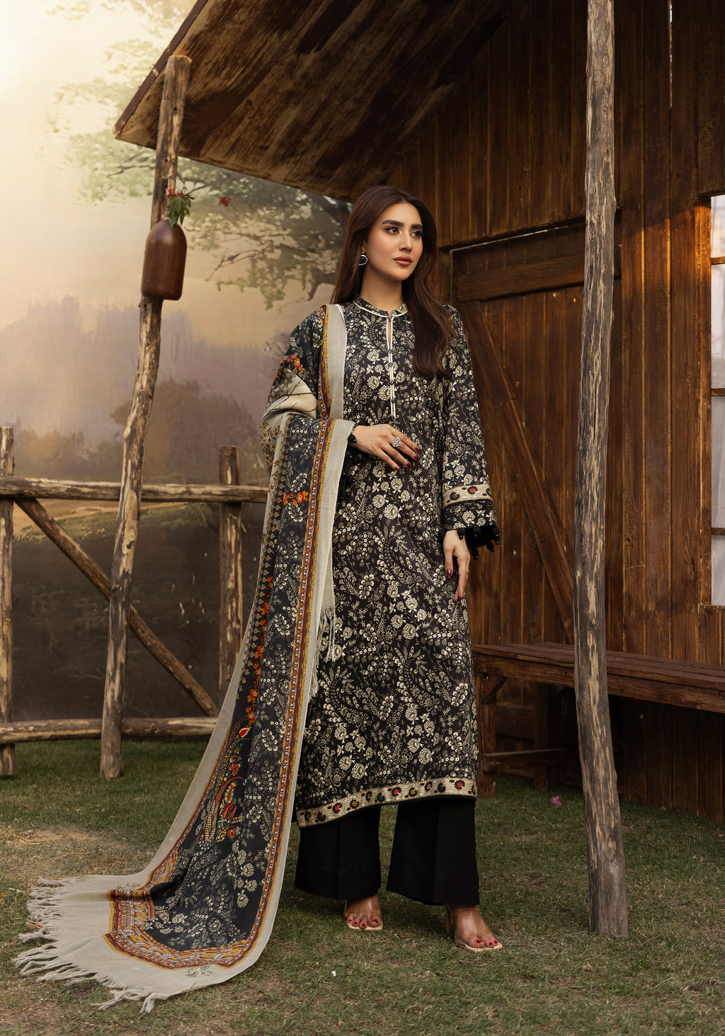 Zarvaan - Unstitched 3pc