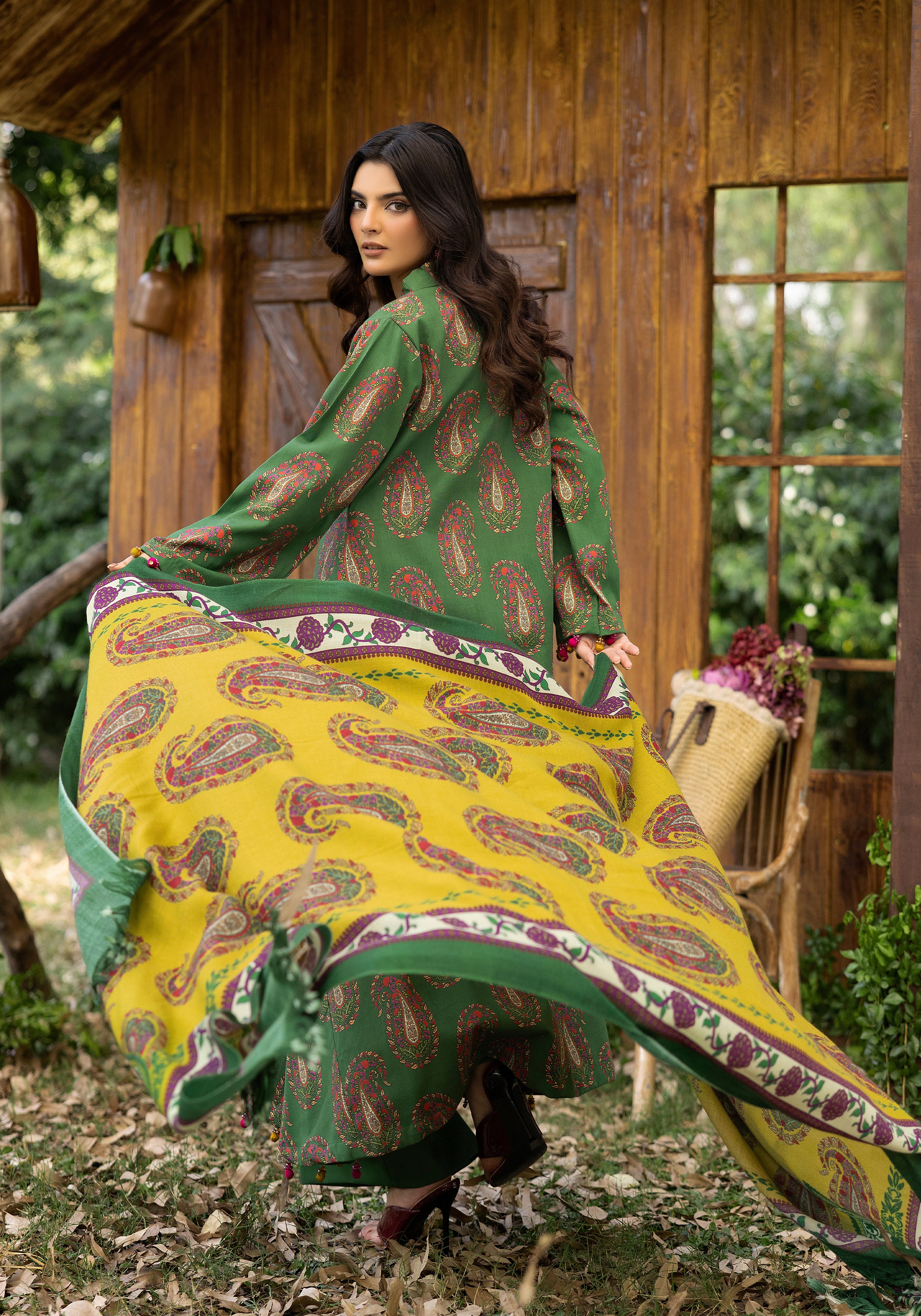 Mehka Daur - Unstitched 3pc