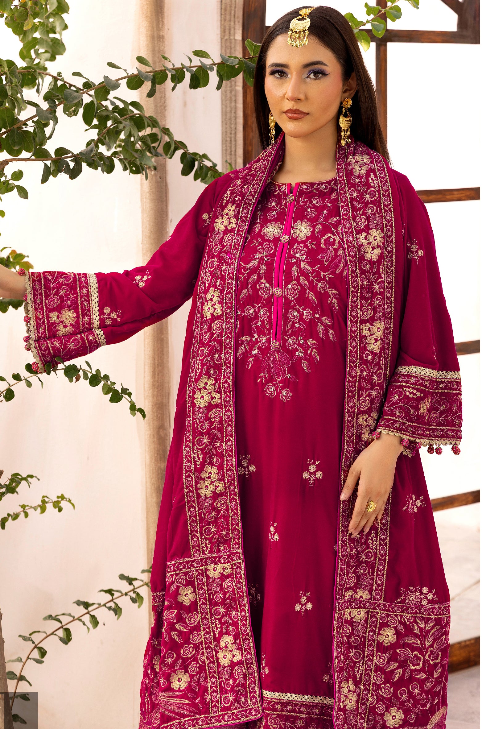 Gulabi Dhund - Unstitched 3pc