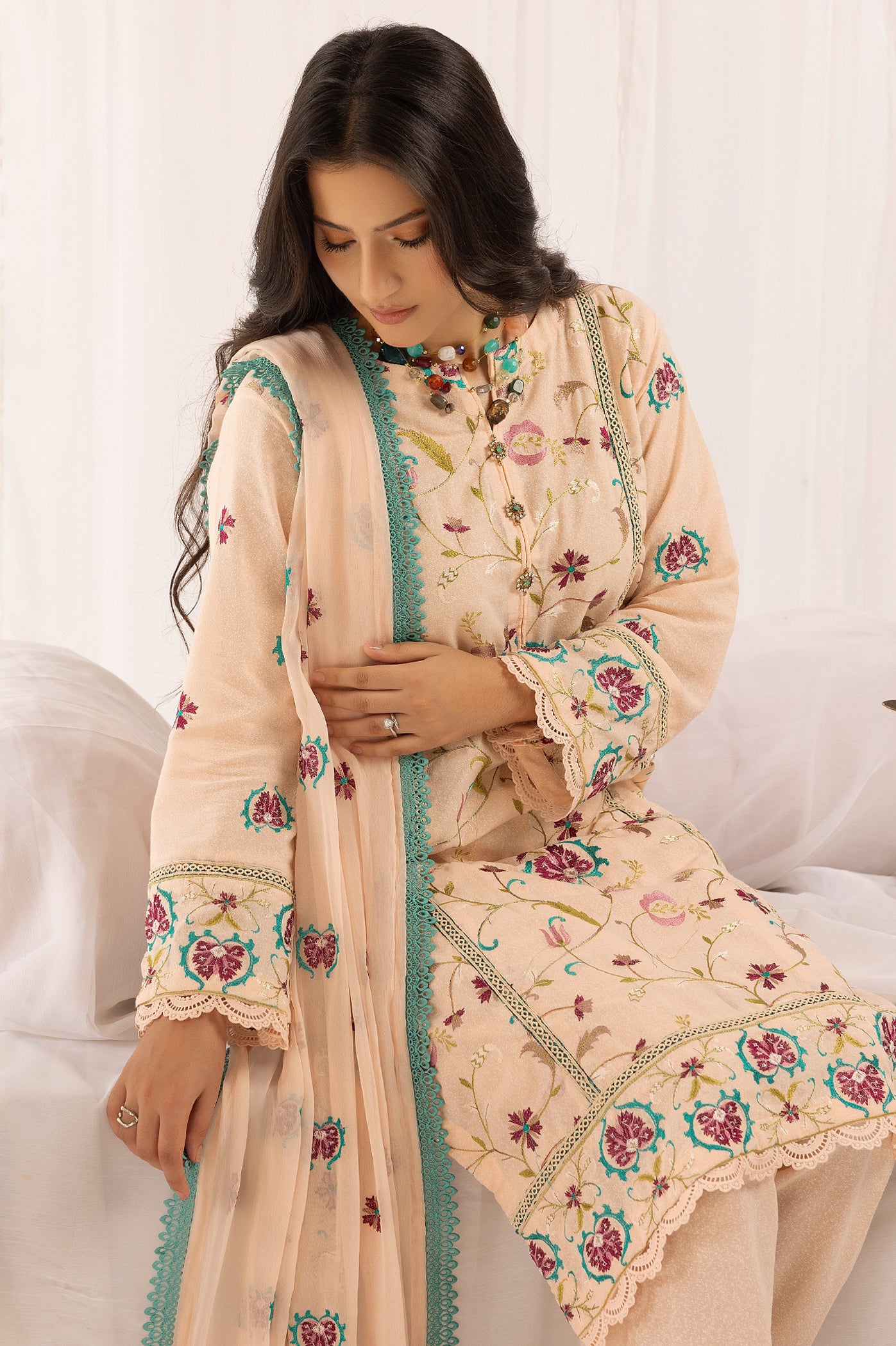 Blush Blossom - Unstitched 3pc