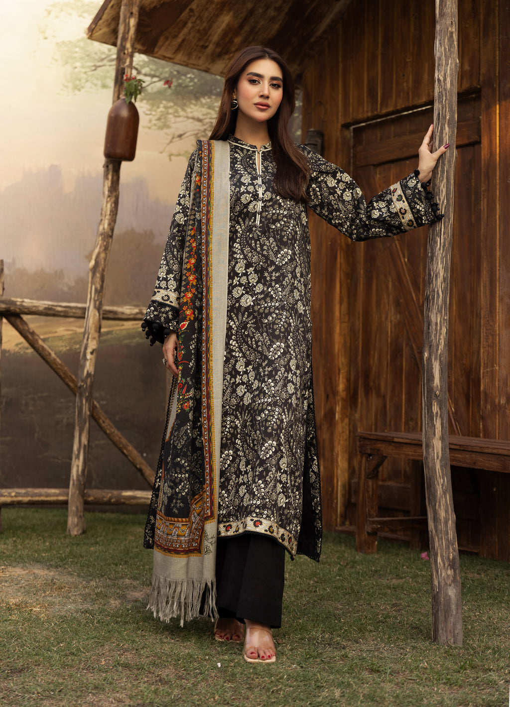 Zarvaan - Unstitched 3pc