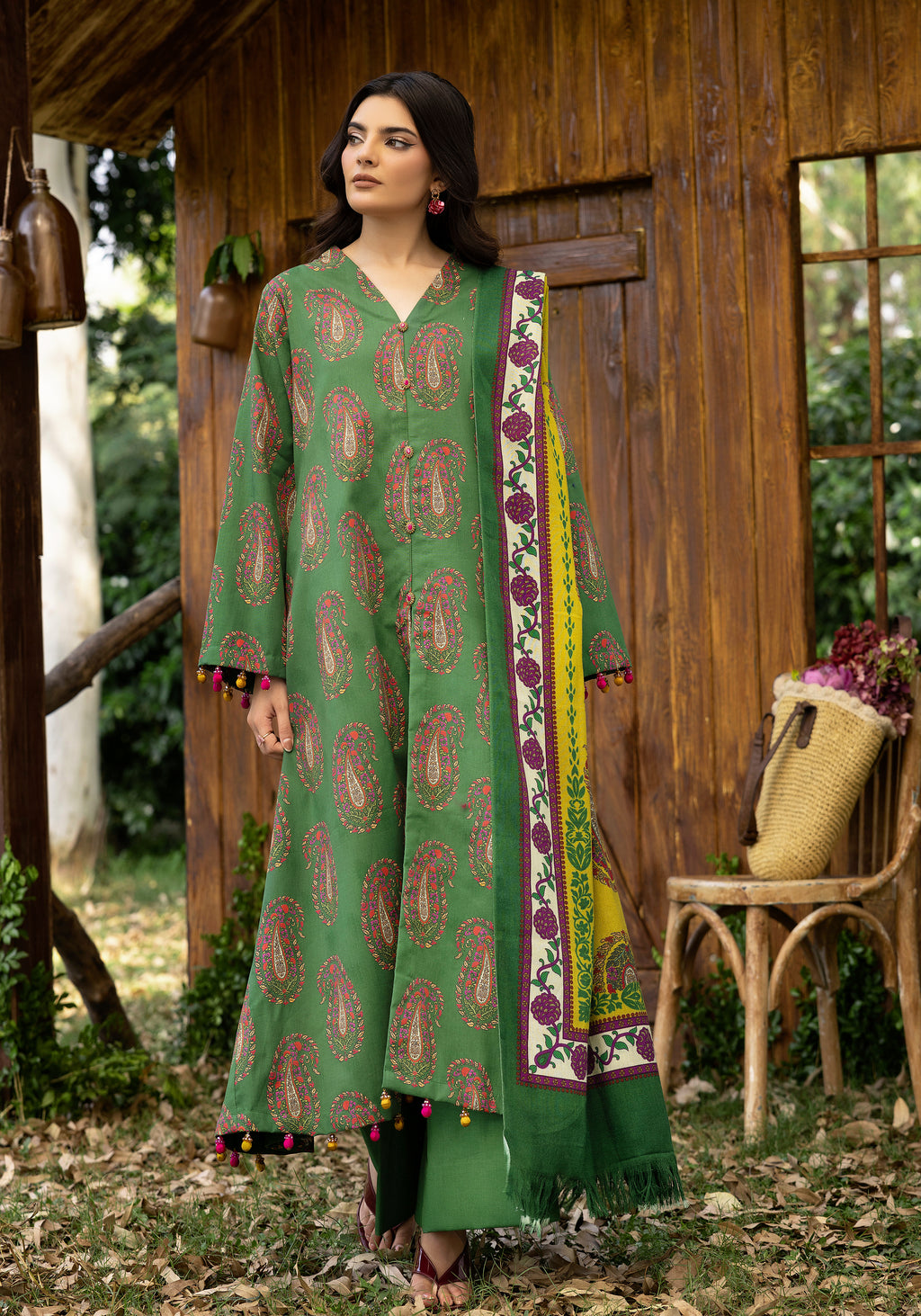 Mehka Daur - Unstitched 3pc