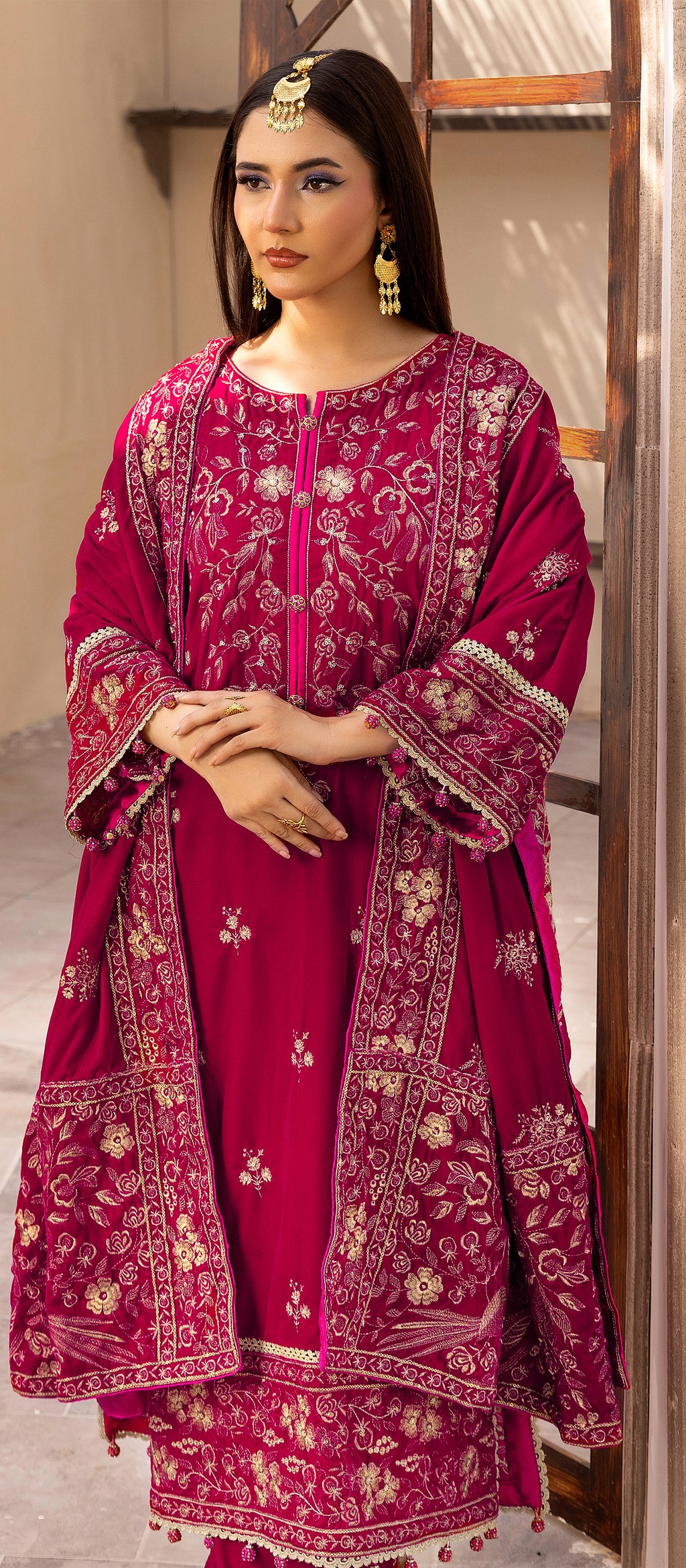 Gulabi Dhund - Unstitched 3pc