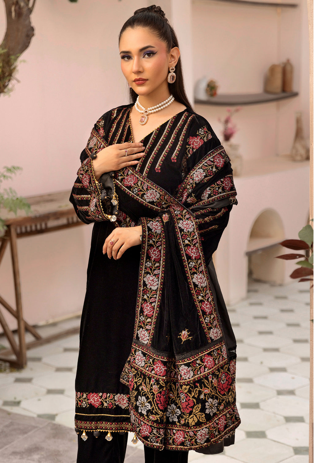 Raat Ki Roshanai - Unstitched 3pc