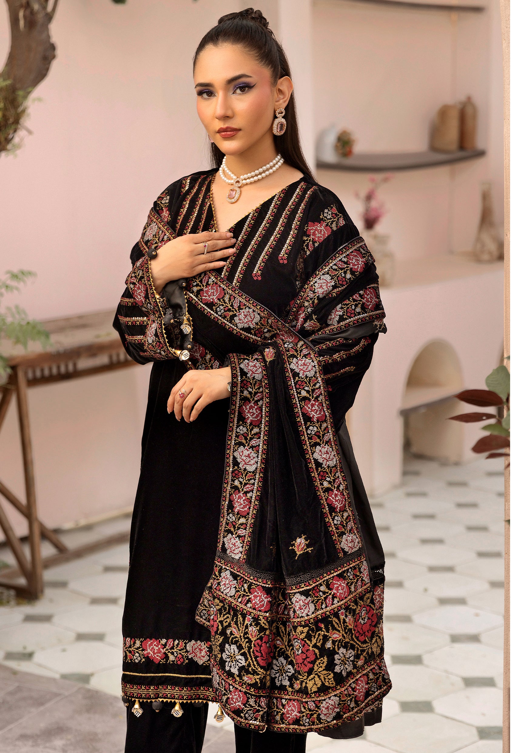 Raat Ki Roshanai - Unstitched 3pc