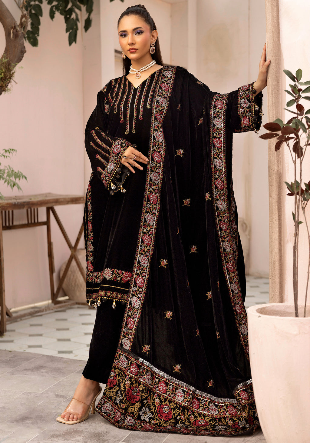 Raat Ki Roshanai - Unstitched 3pc