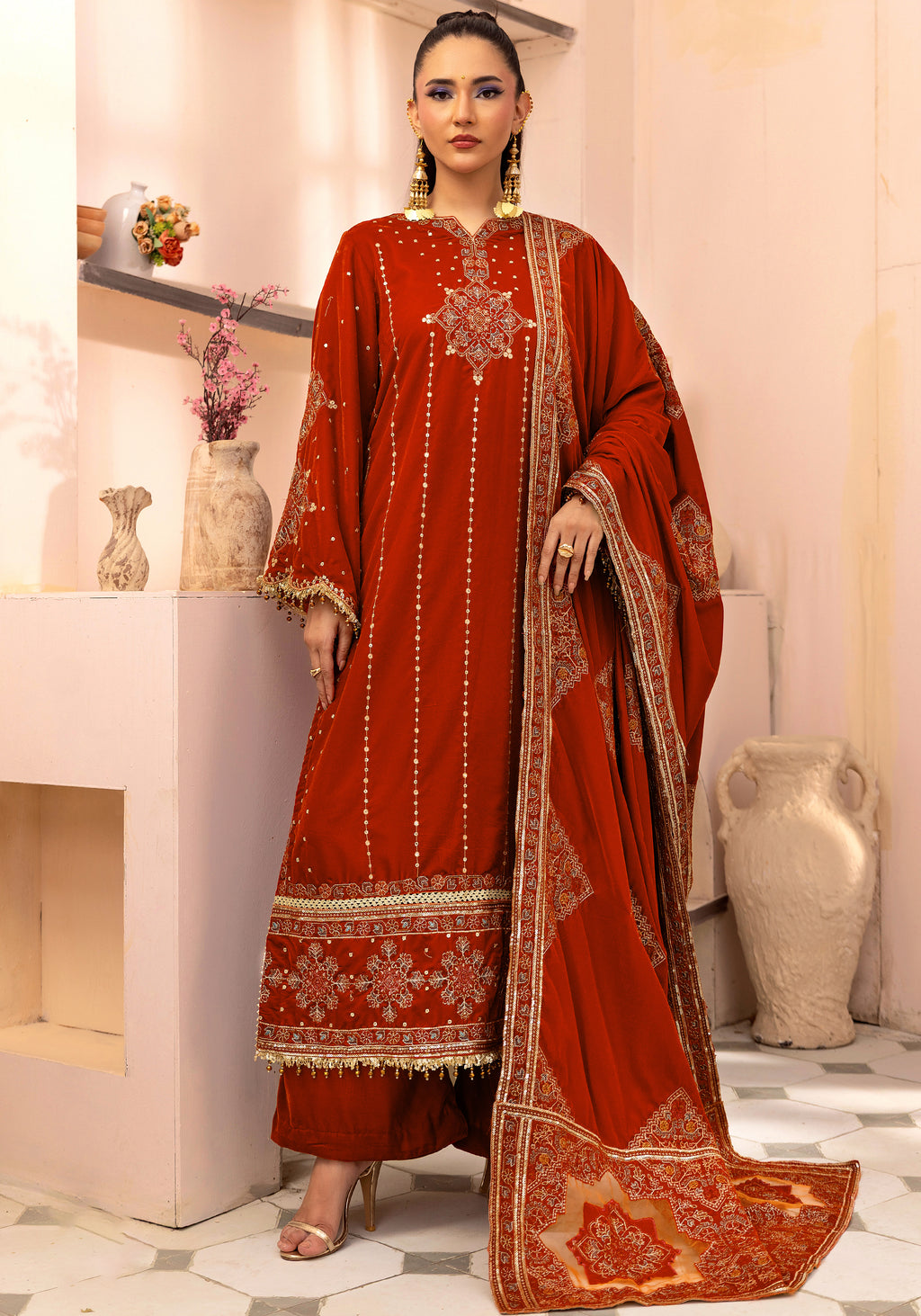 Sunehri Shaam - Unstitched 3pc