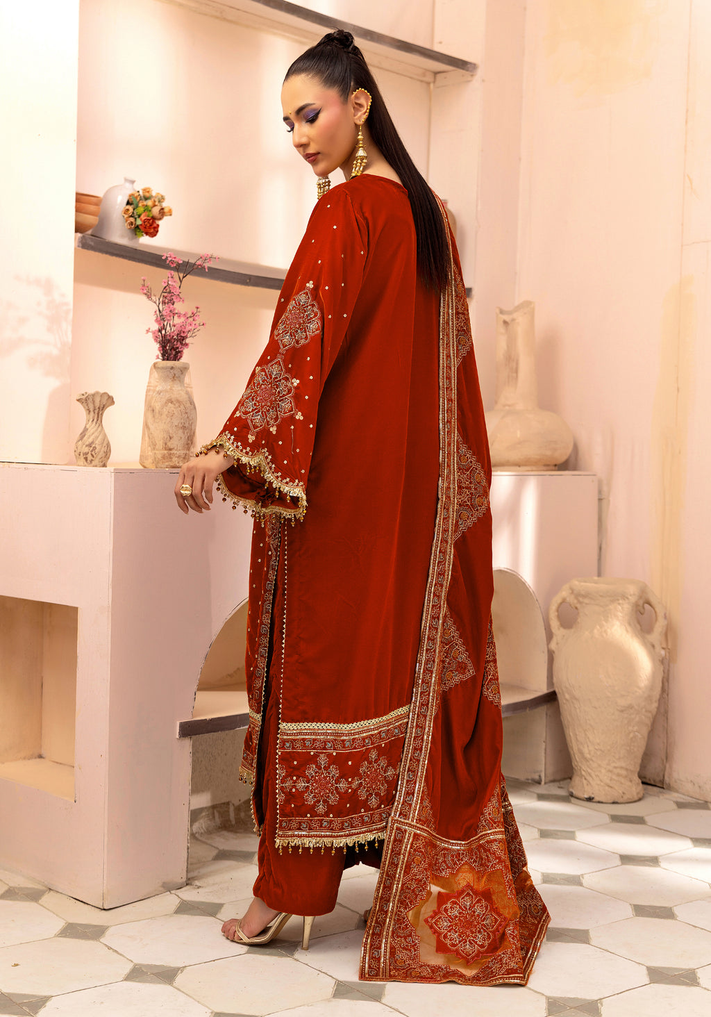 Sunehri Shaam - Unstitched 3pc