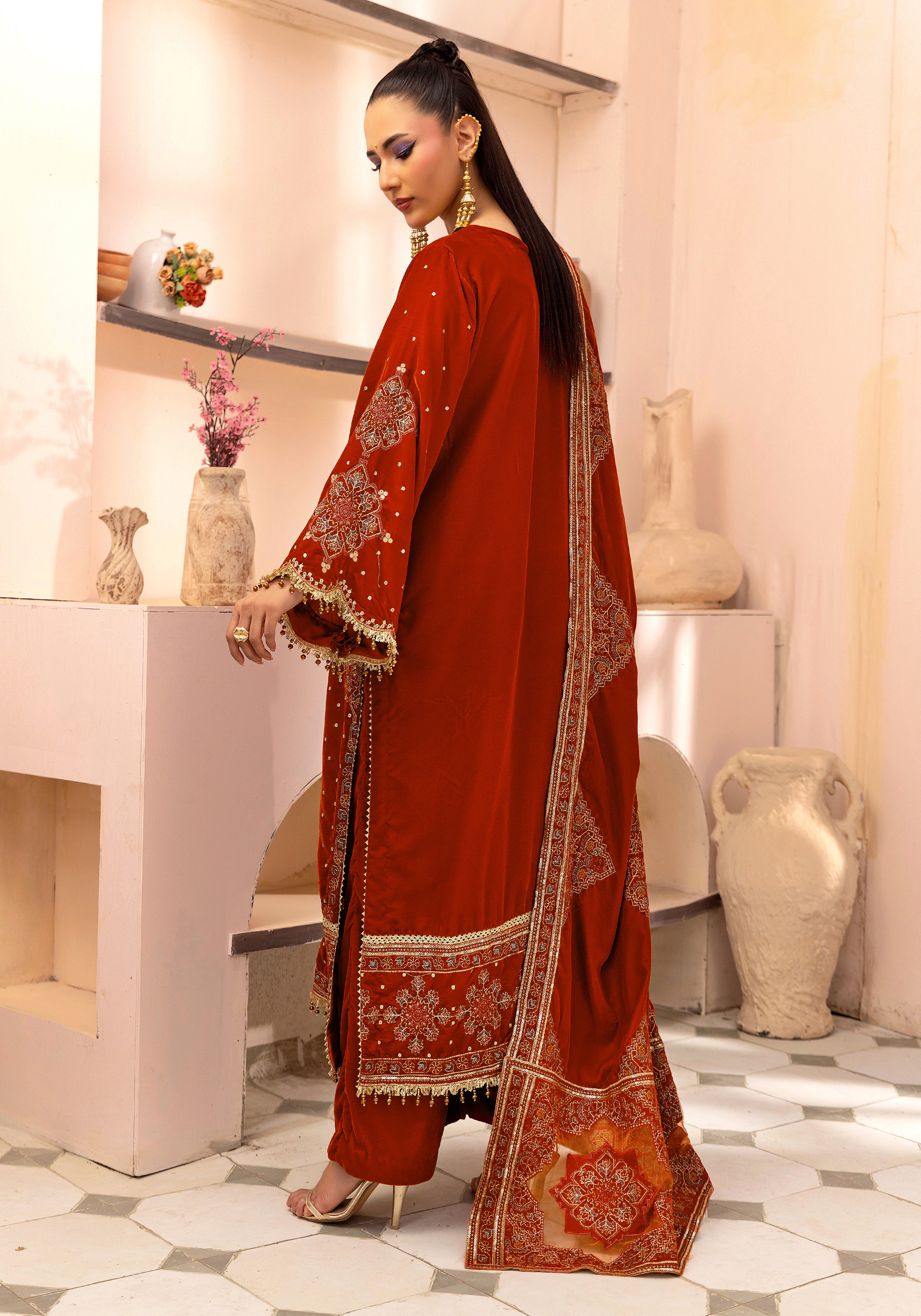 Sunehri Shaam - Unstitched 3pc
