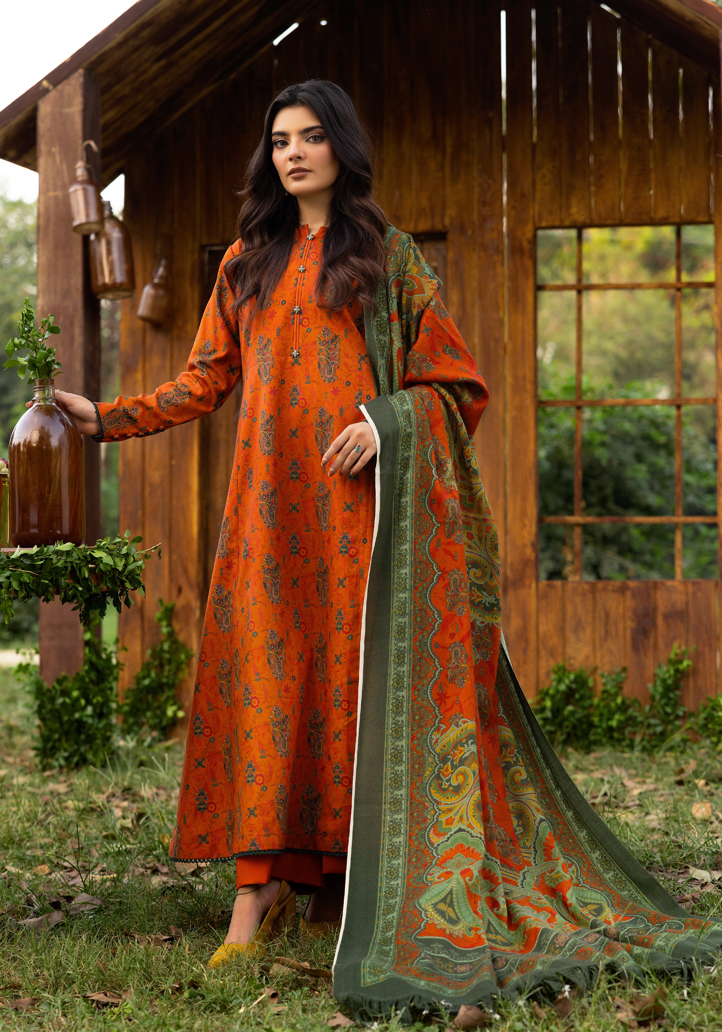 Sunehri Subah - Unstitched 3pc