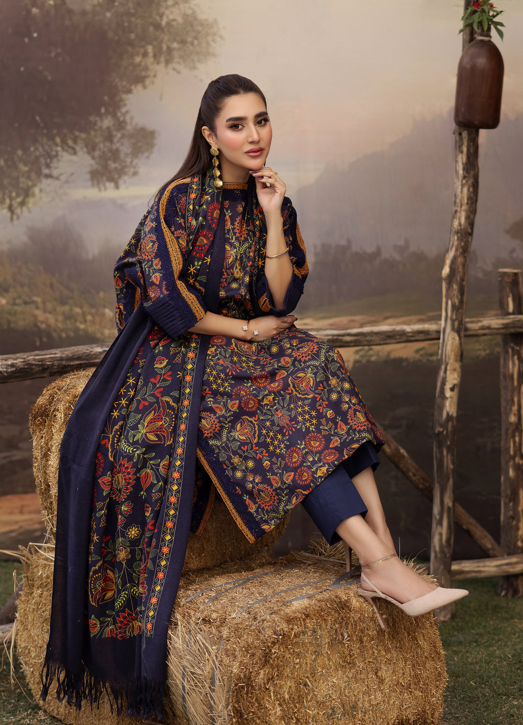 Mahreen - Unstitched 3pc