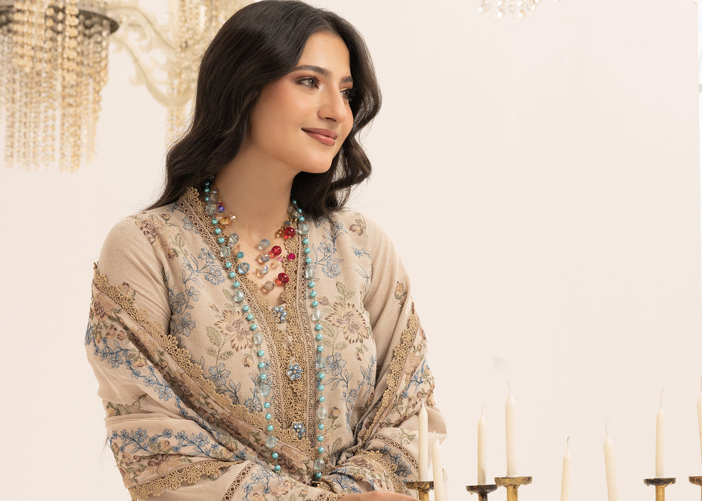 Azure Bloom - Unstitched 3pc