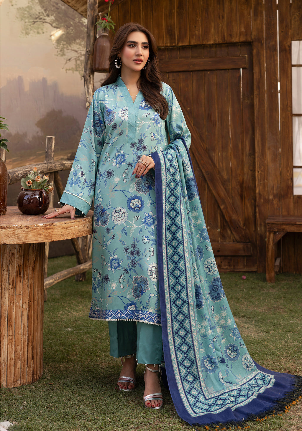 Baadal - Unstitched 3pc