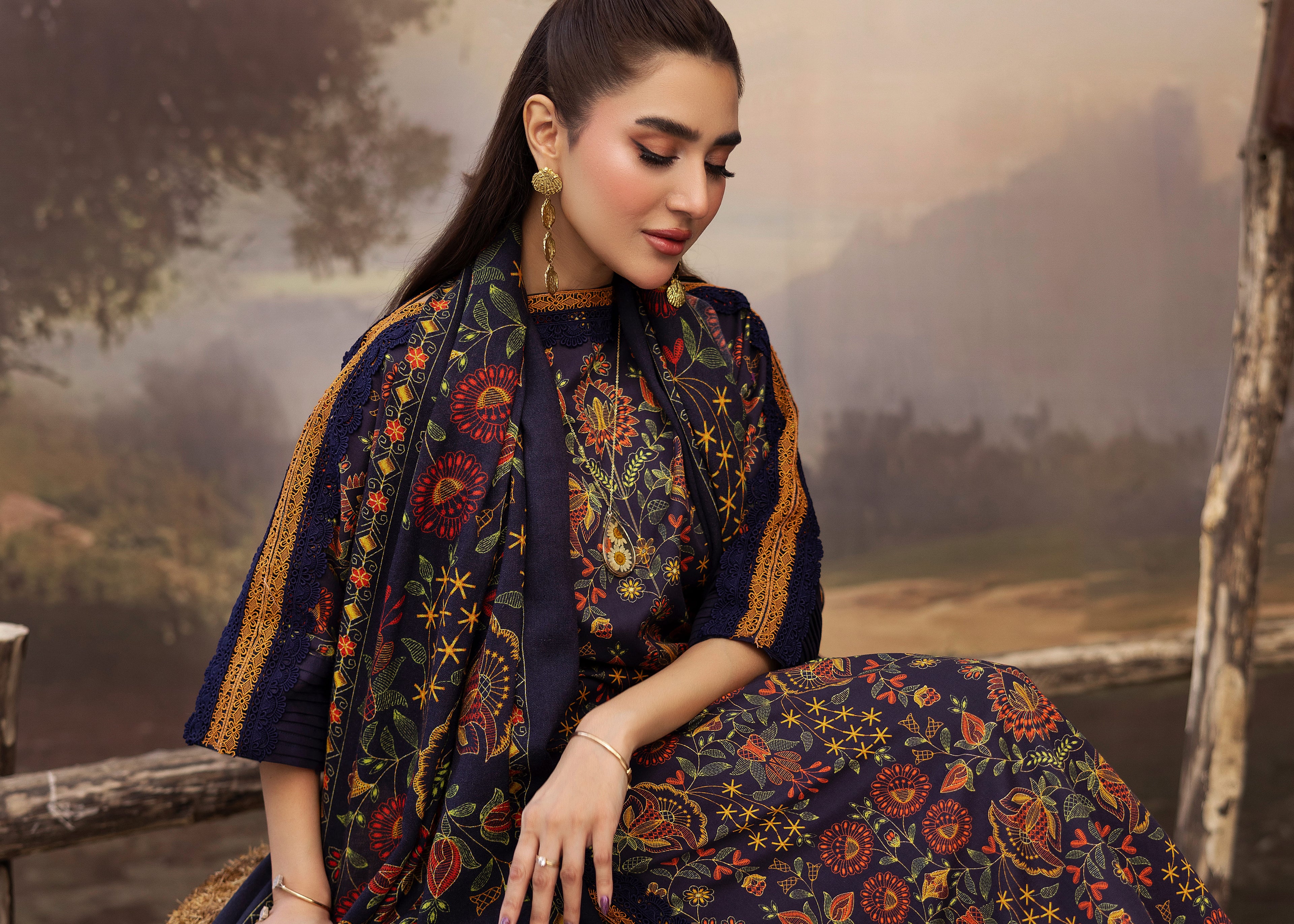 Mahreen - Unstitched 3pc