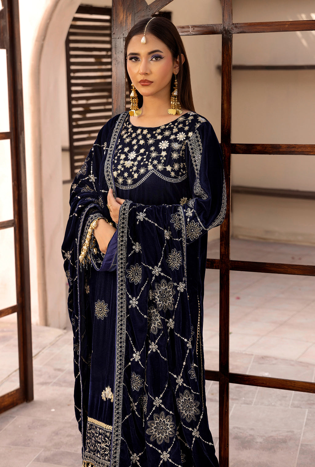 Chandni Aur Makhamal - Unstitched 3pc