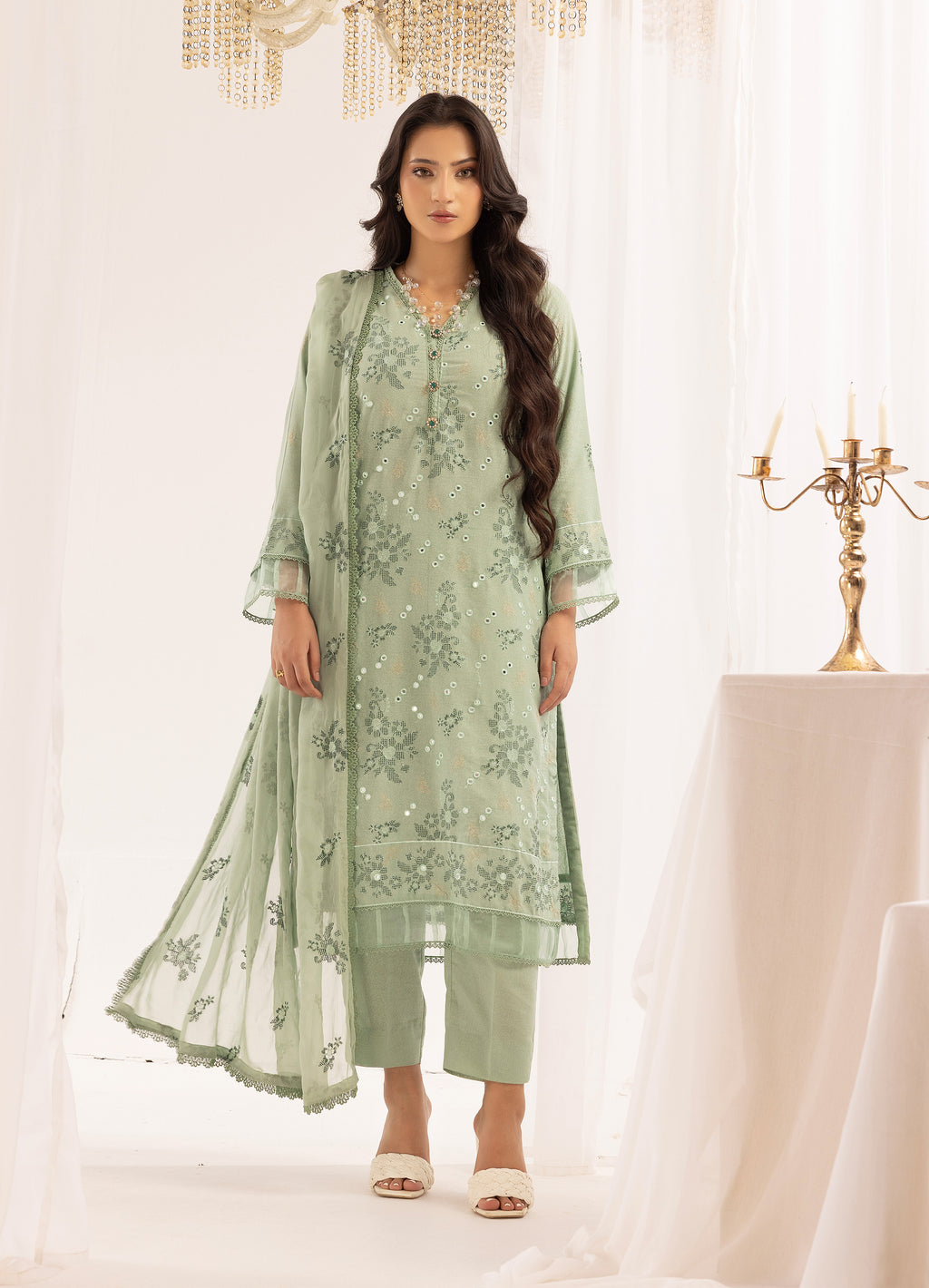 Sage Serenity - Unstitched 3pc