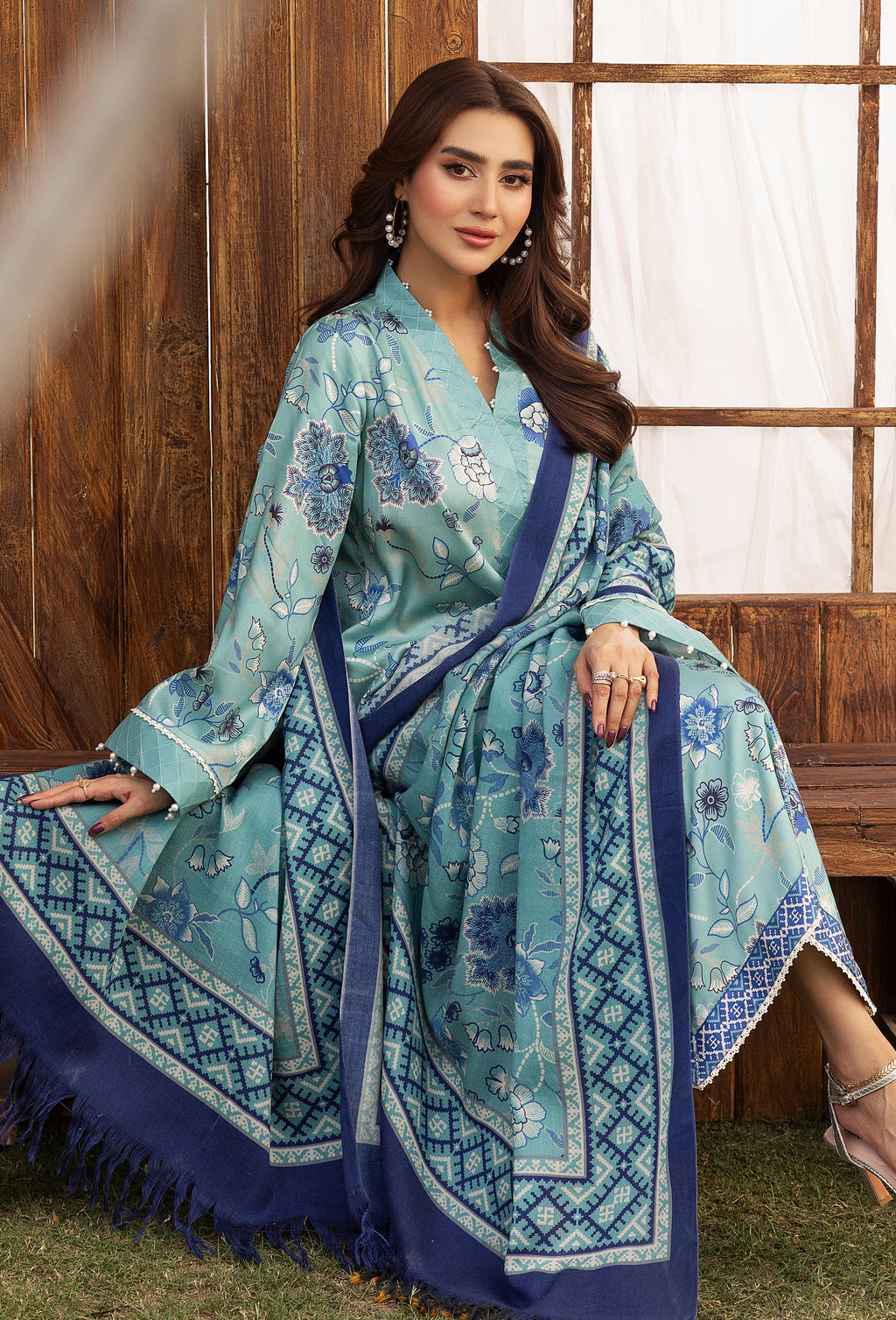 Baadal - Unstitched 3pc