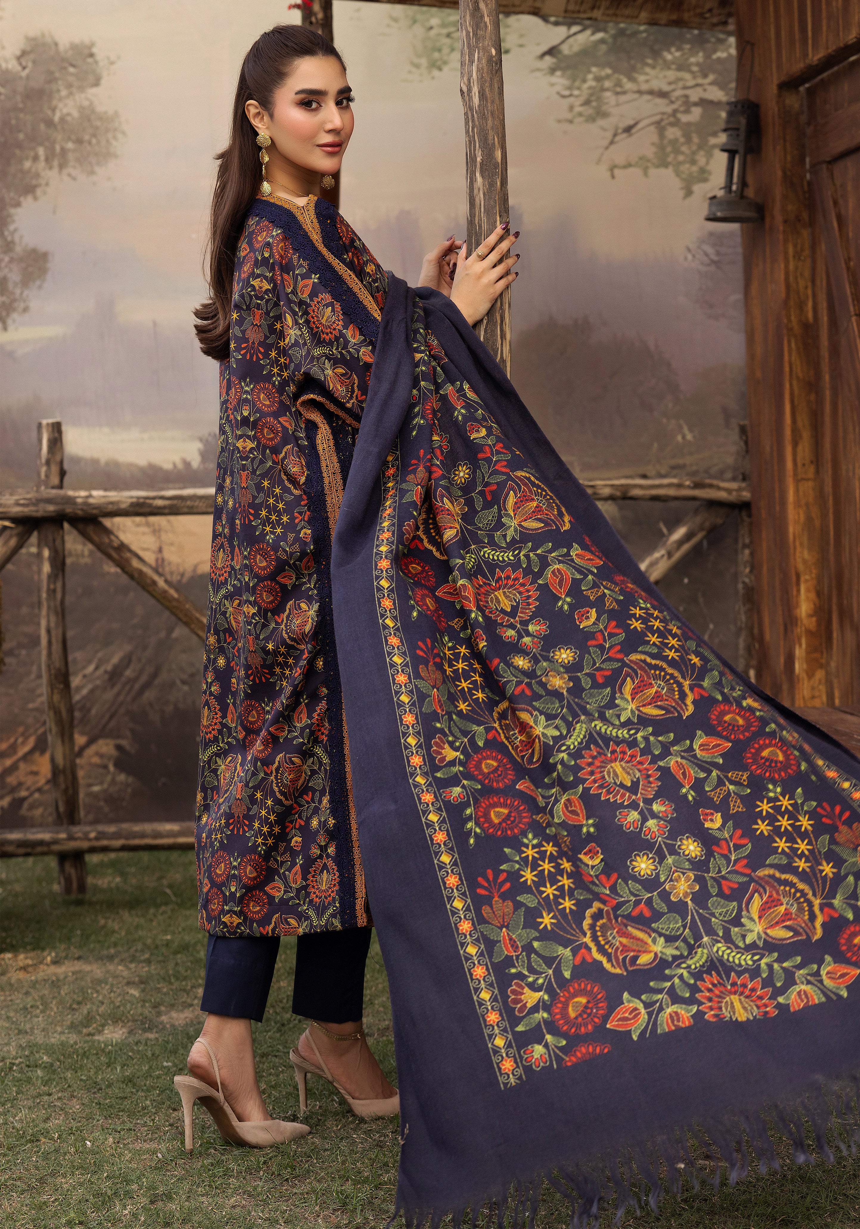 Mahreen - Unstitched 3pc