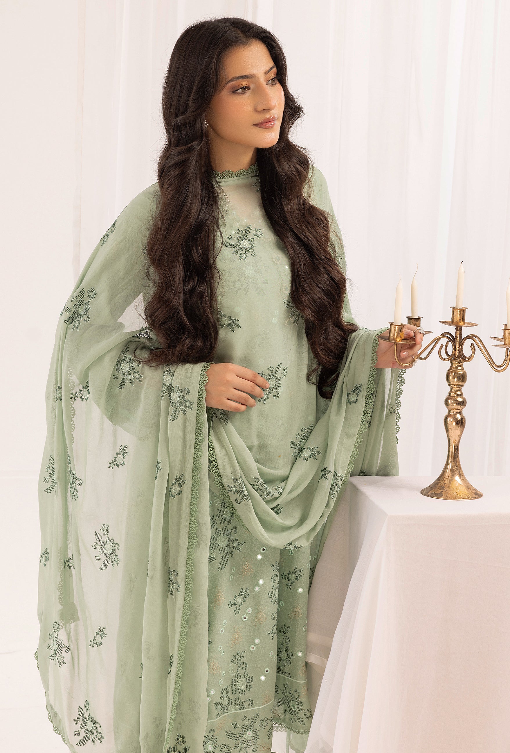 Sage Serenity - Unstitched 3pc