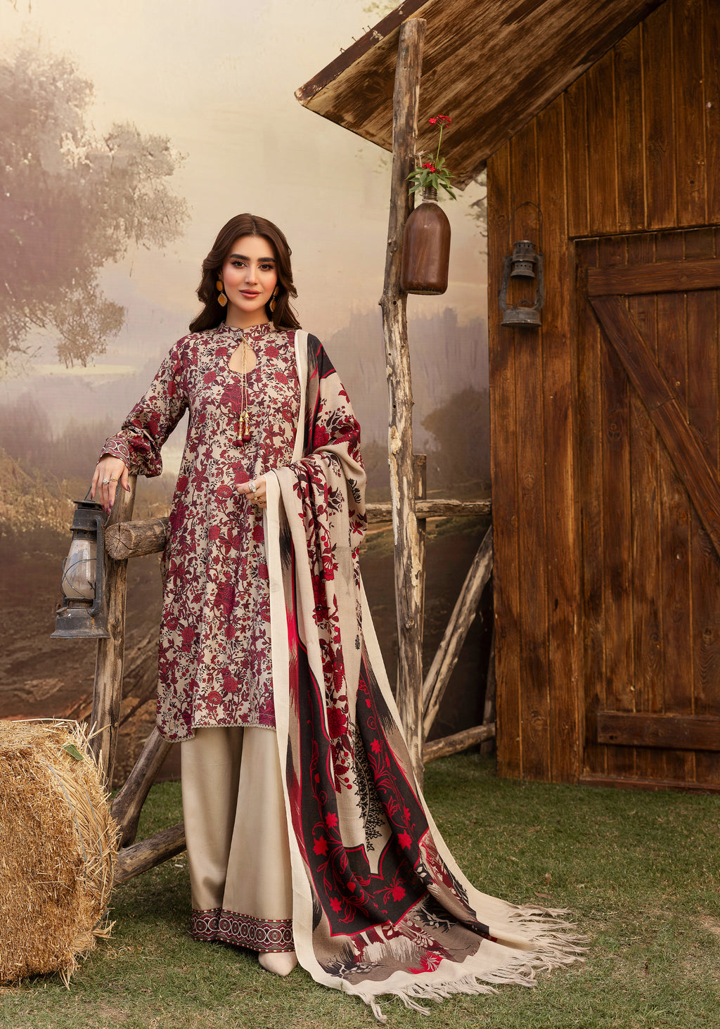 Nayaab - Unstitched 3pc