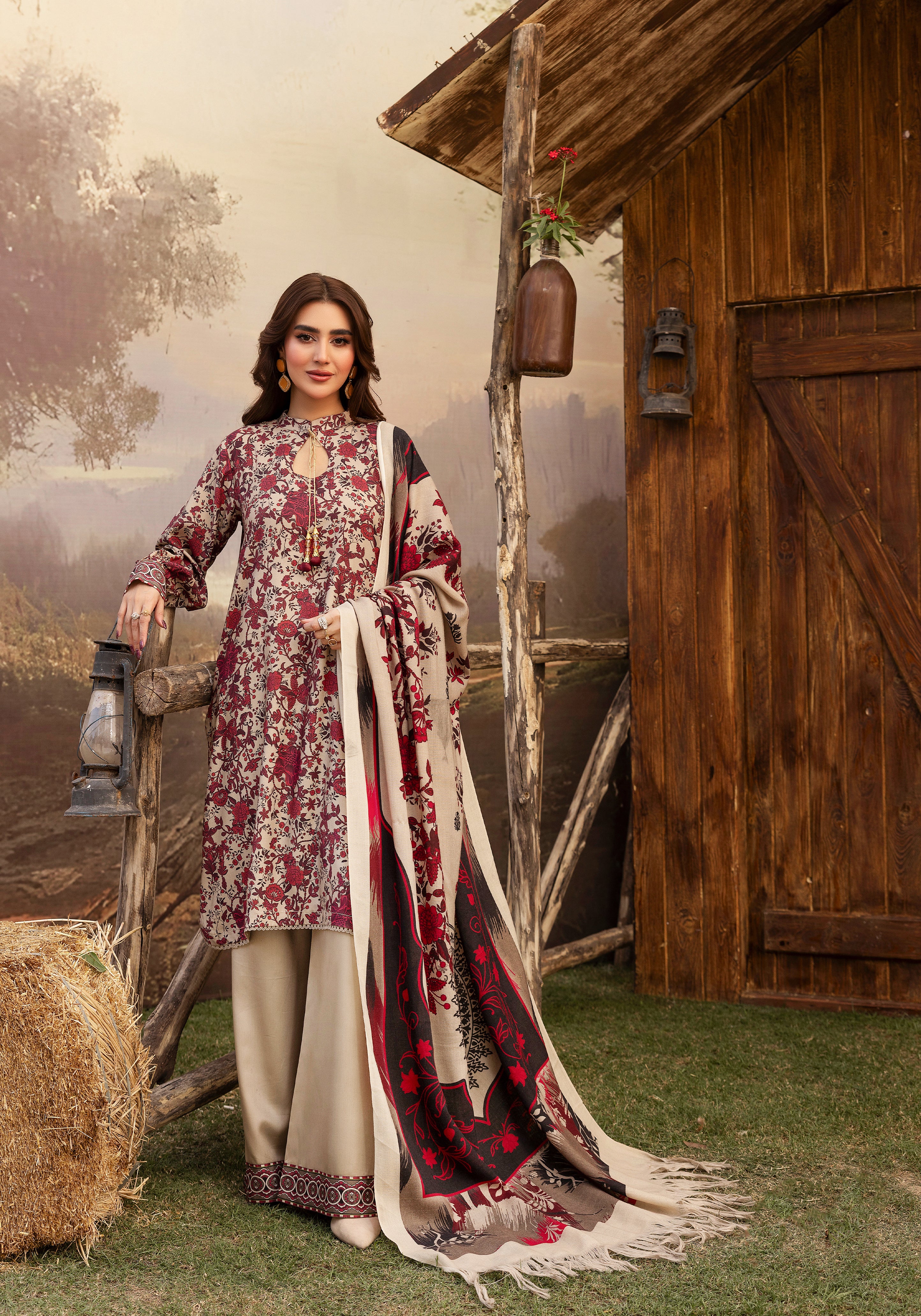 Nayaab - Unstitched 3pc