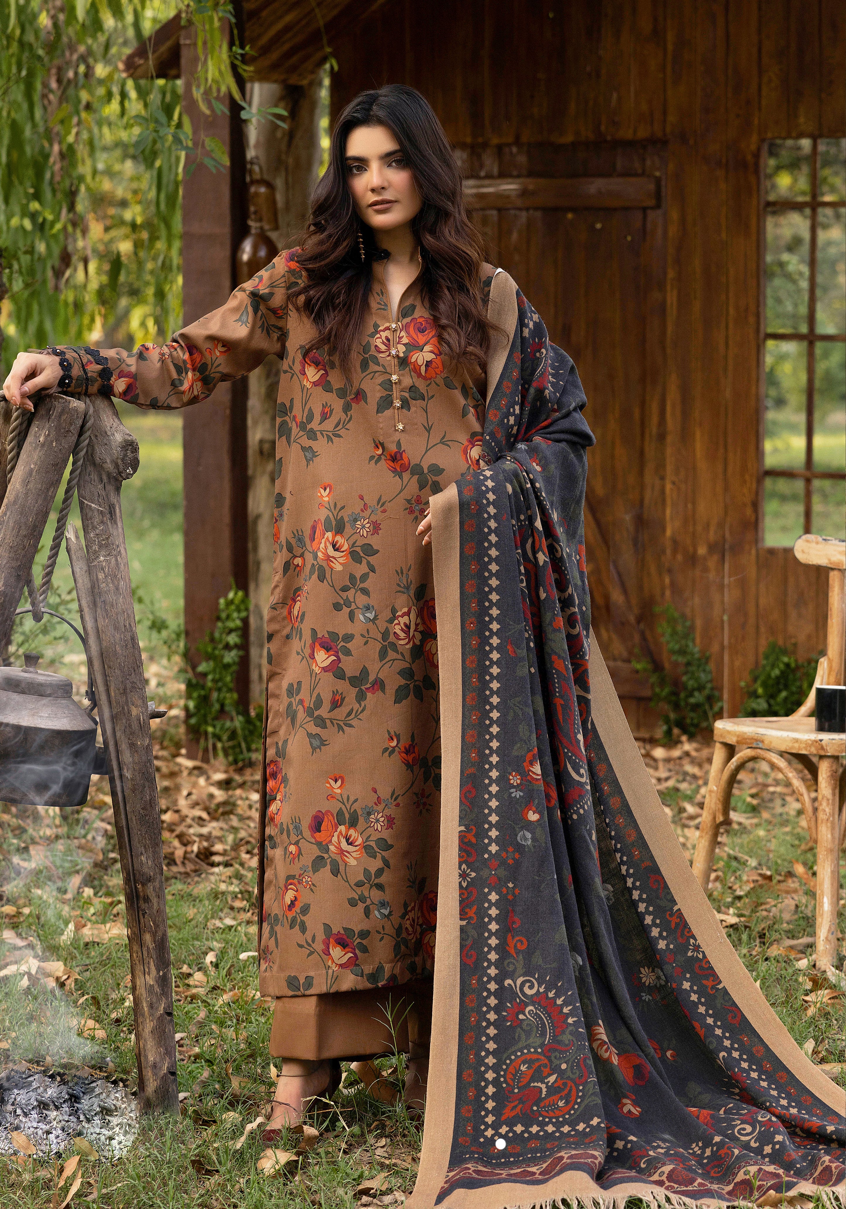 Kesar - Unstitched 3pc