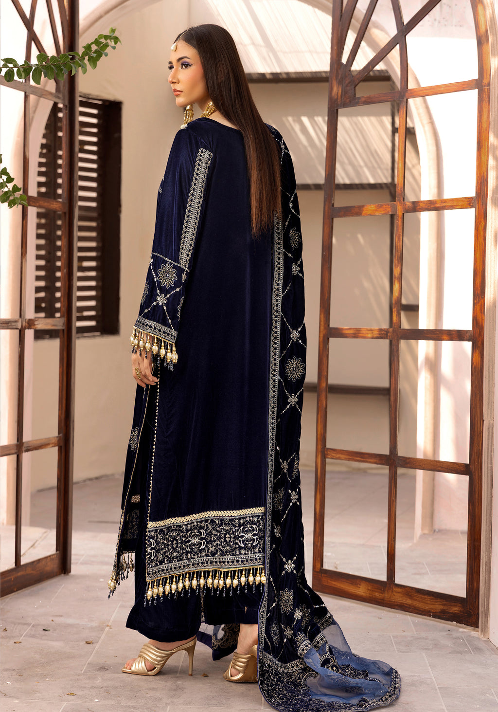 Chandni Aur Makhamal - Unstitched 3pc