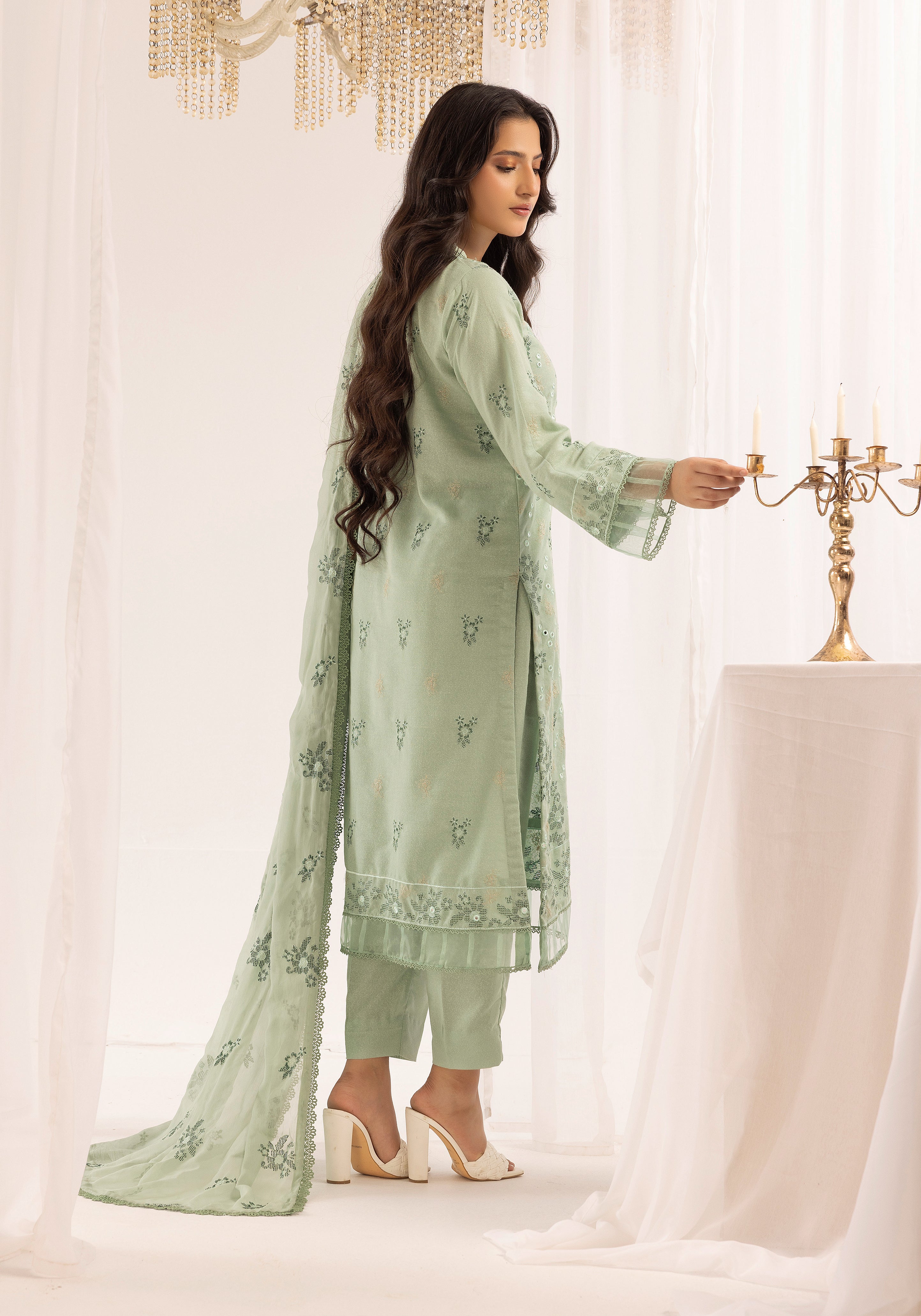 Sage Serenity - Unstitched 3pc