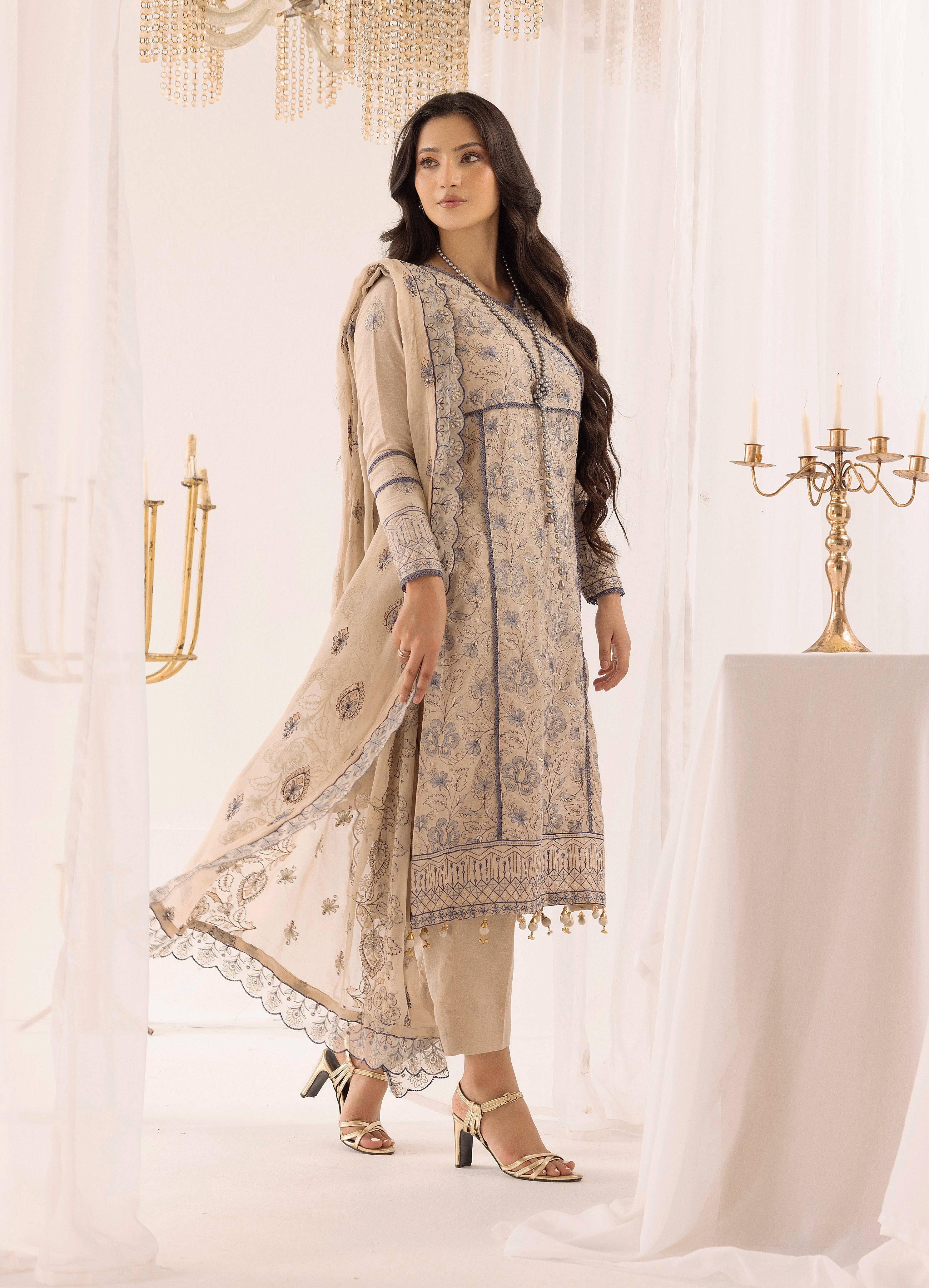 Faint Breeze - Unstitched 3pc