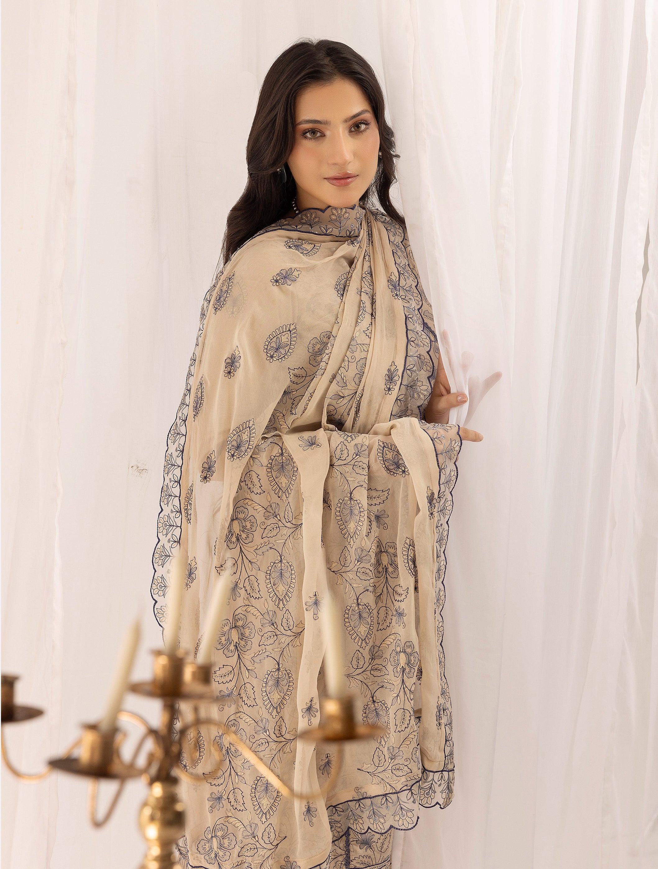 Faint Breeze - Unstitched 3pc