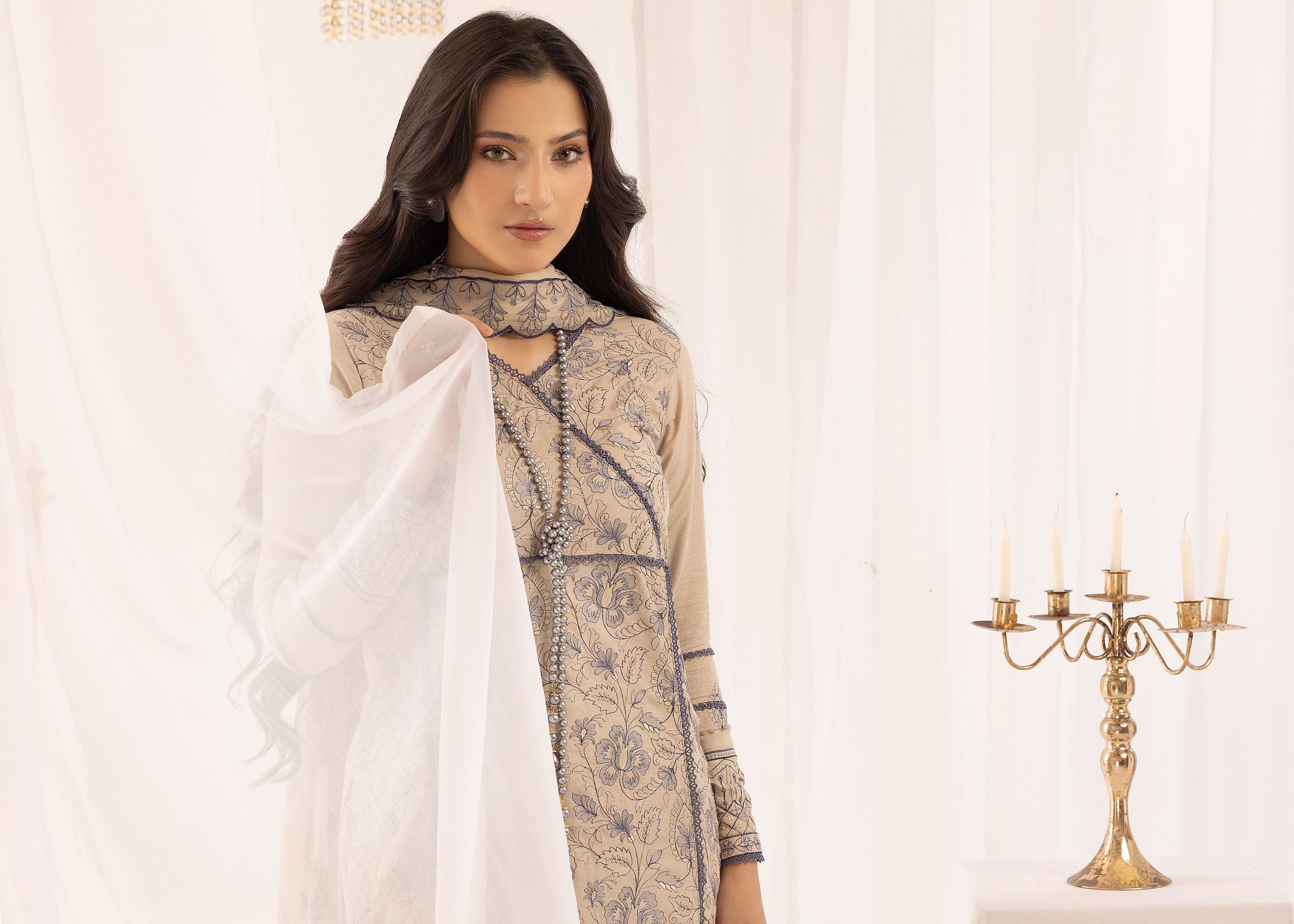 Faint Breeze - Unstitched 3pc