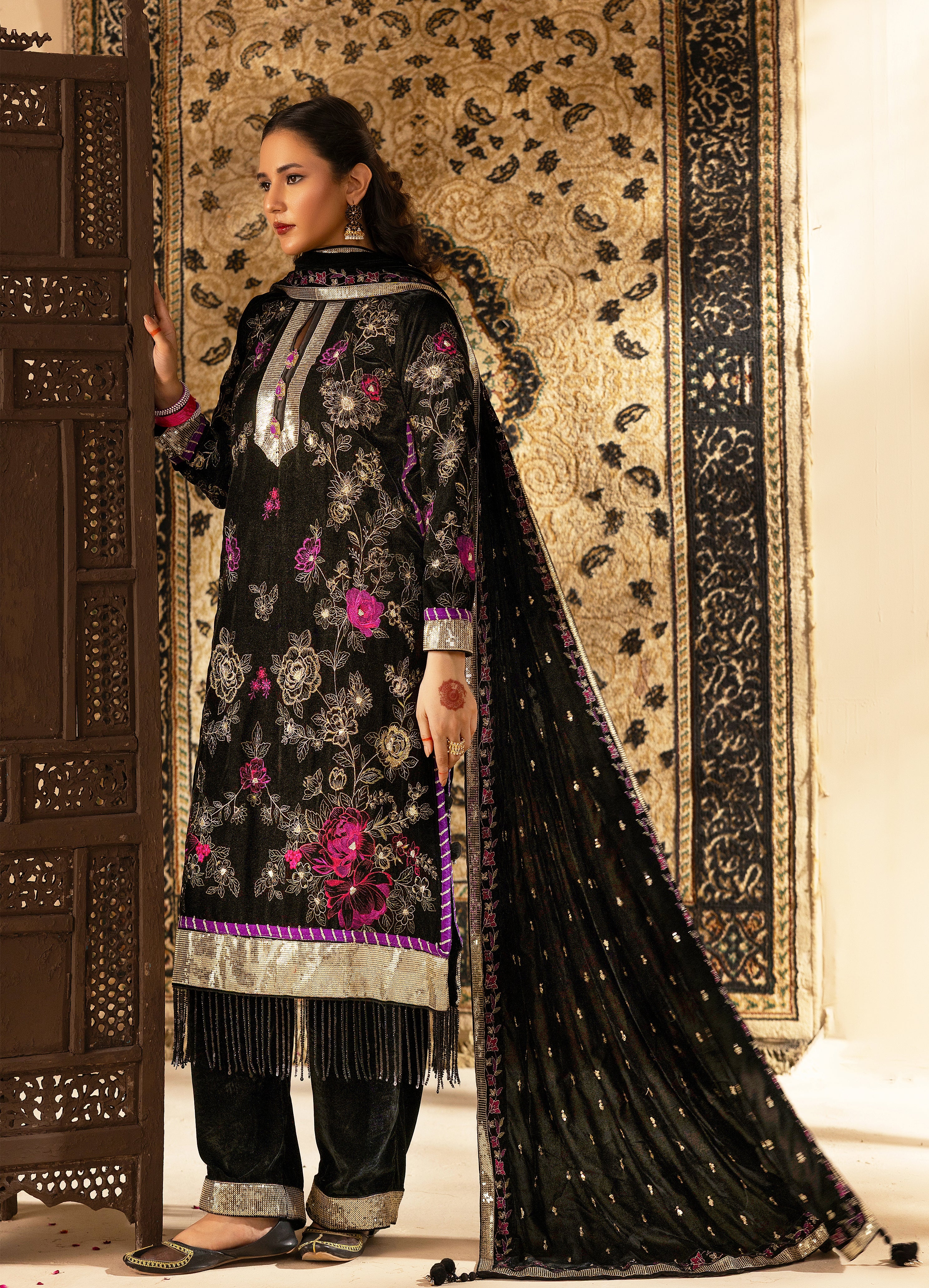 Nazneen - Unstitched 3pc