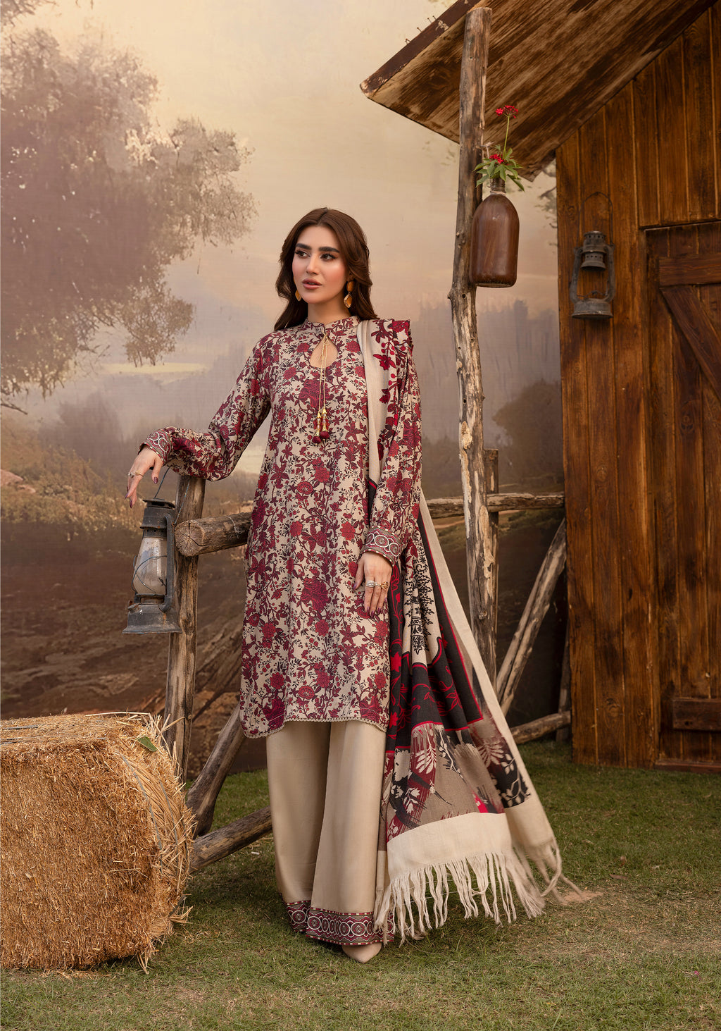 Nayaab - Unstitched 3pc