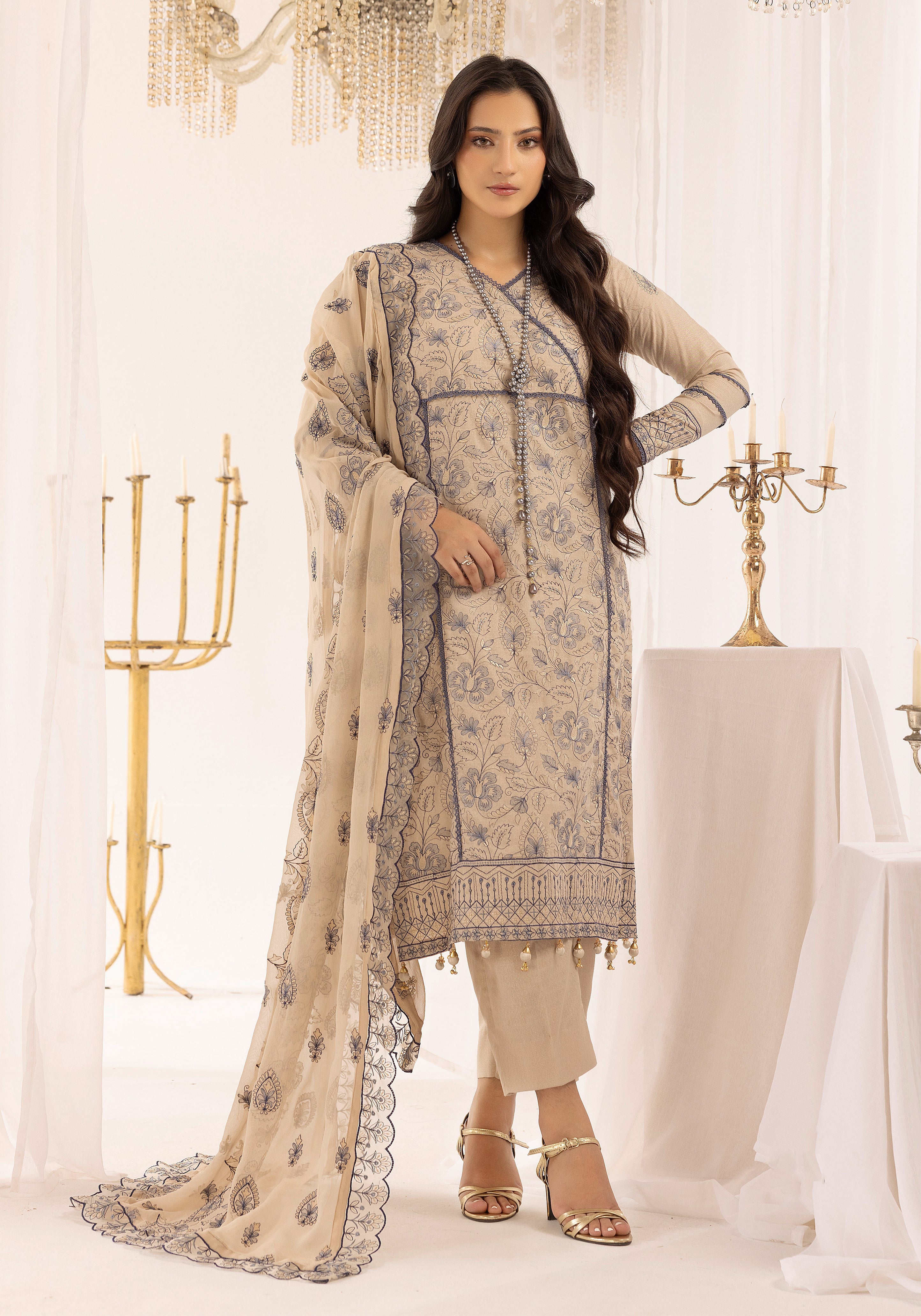 Faint Breeze - Unstitched 3pc