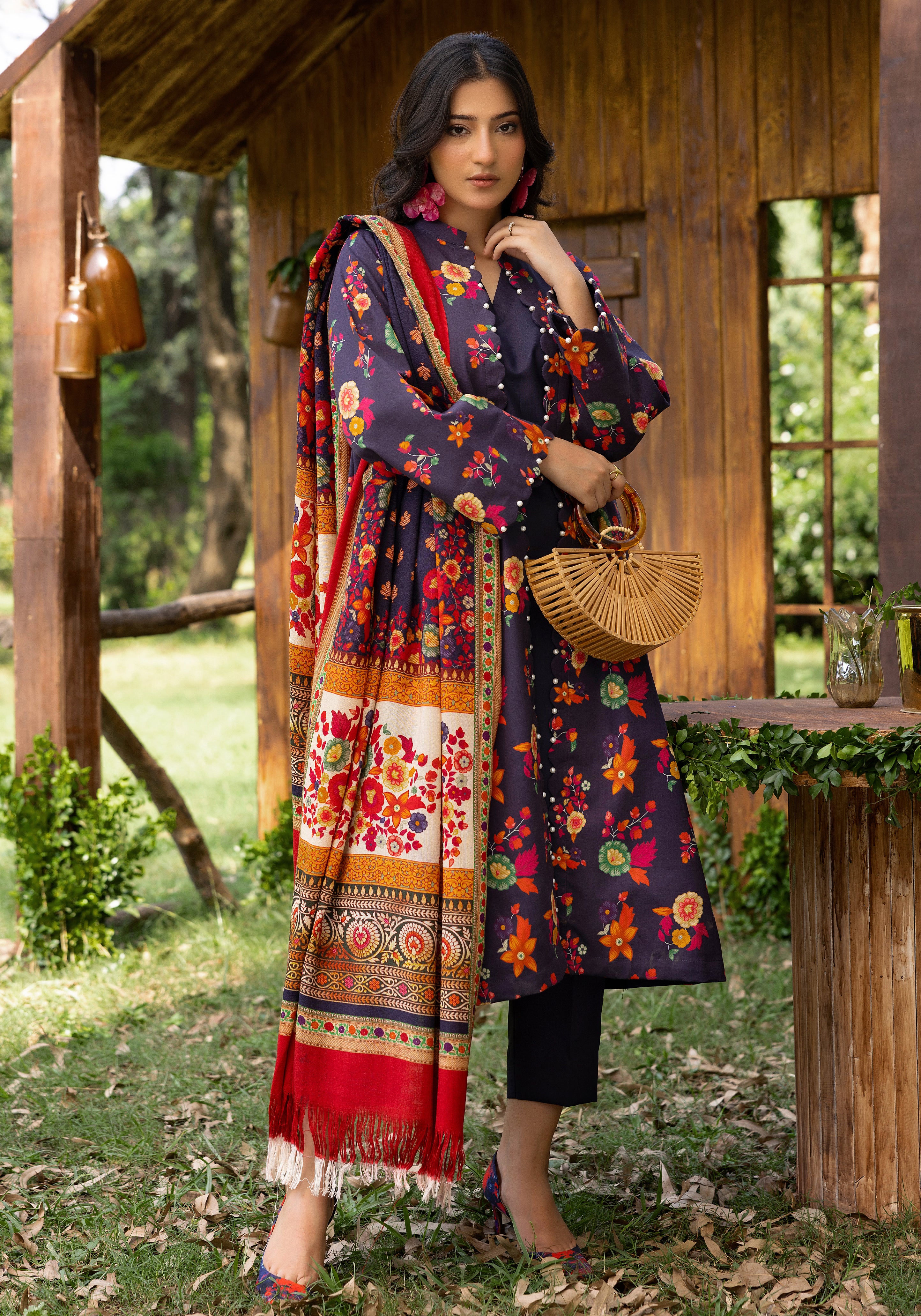 Chandni - Unstitched 3pc