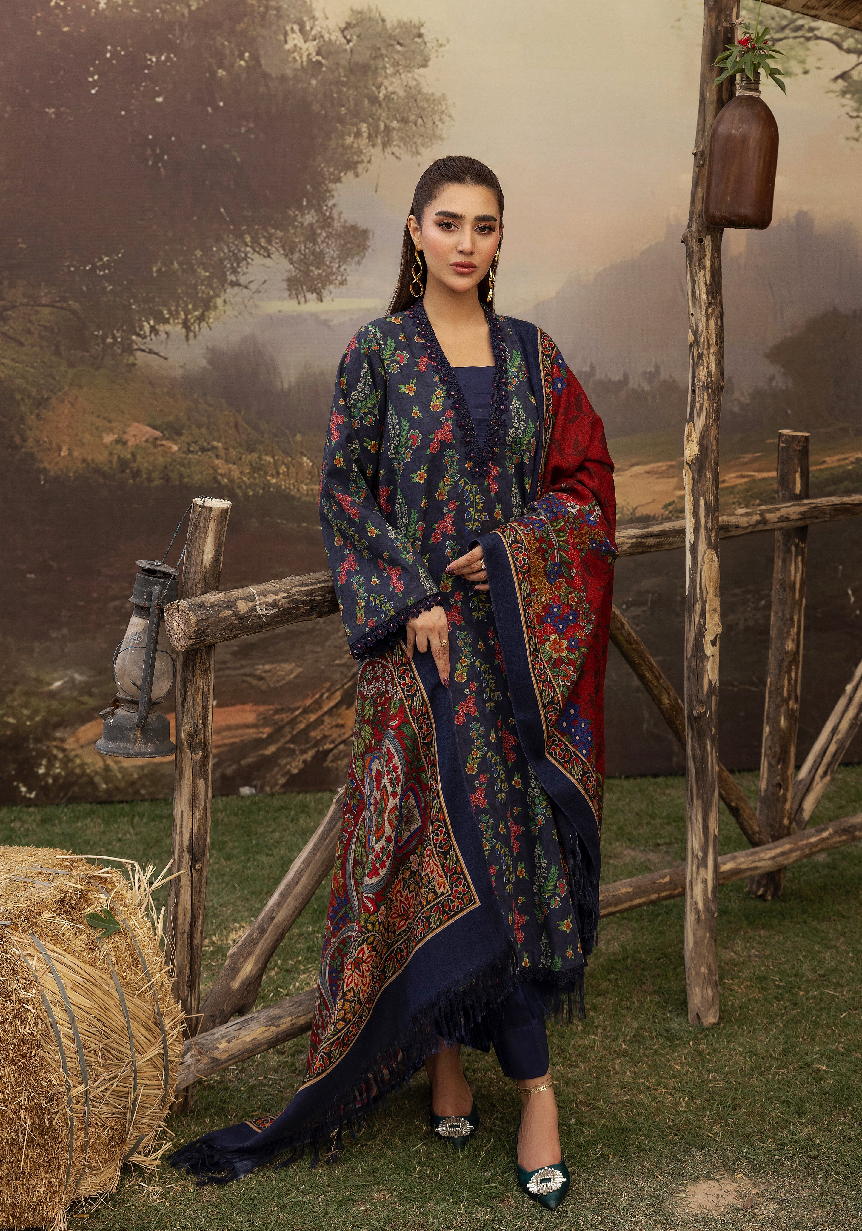 Wisaal - Unstitched 3pc