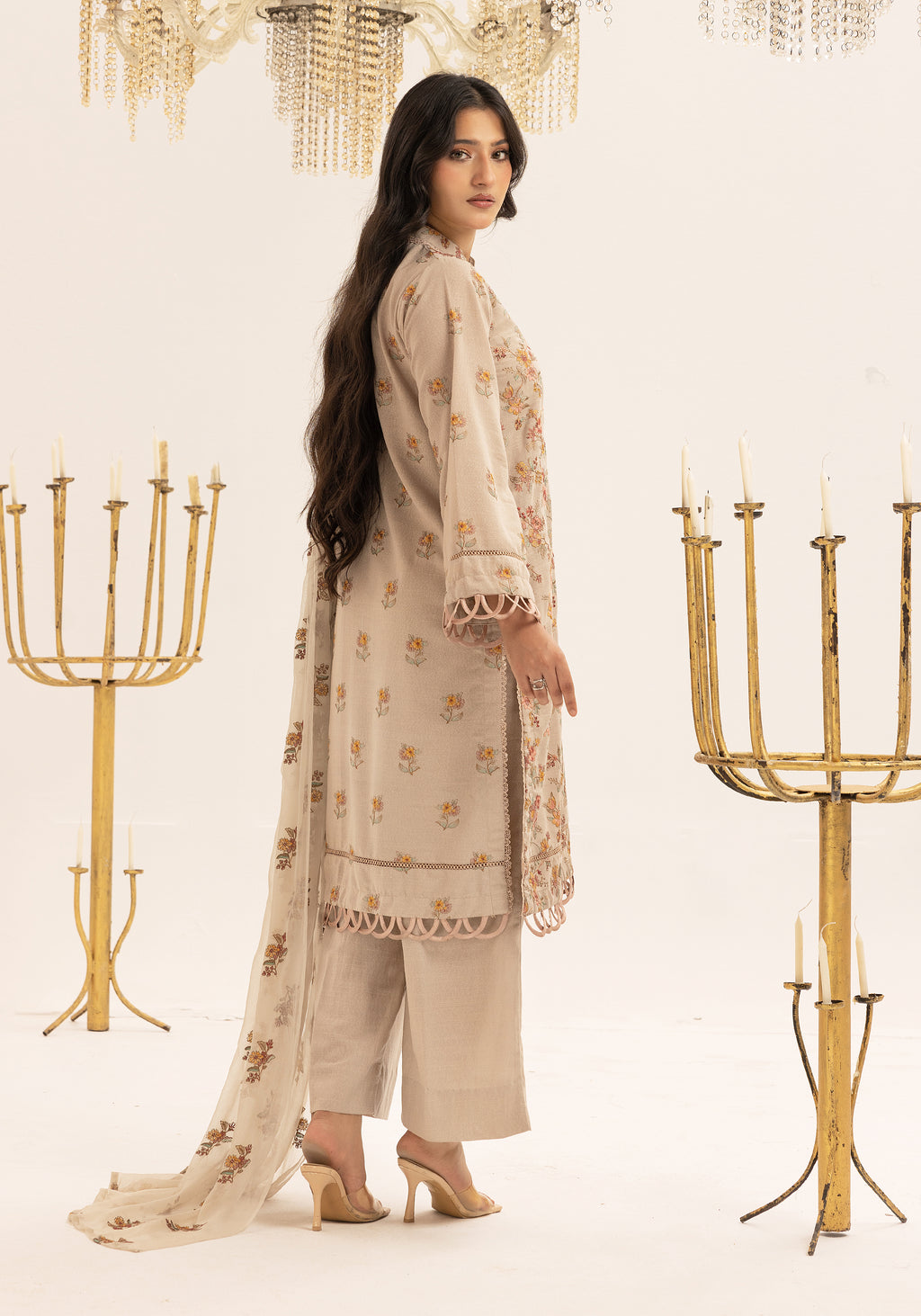 Muted Charm - Unstitched 3pc