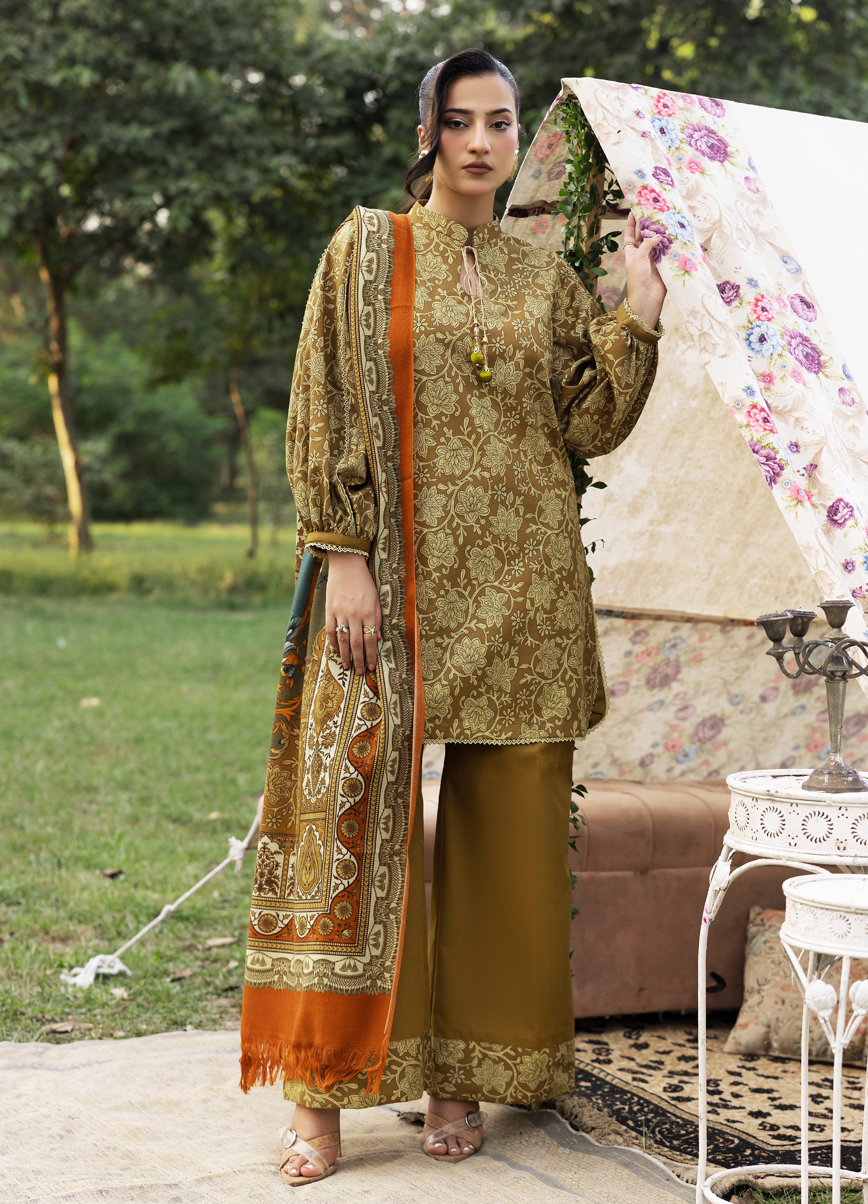 Tabeer - Unstitched 3pc
