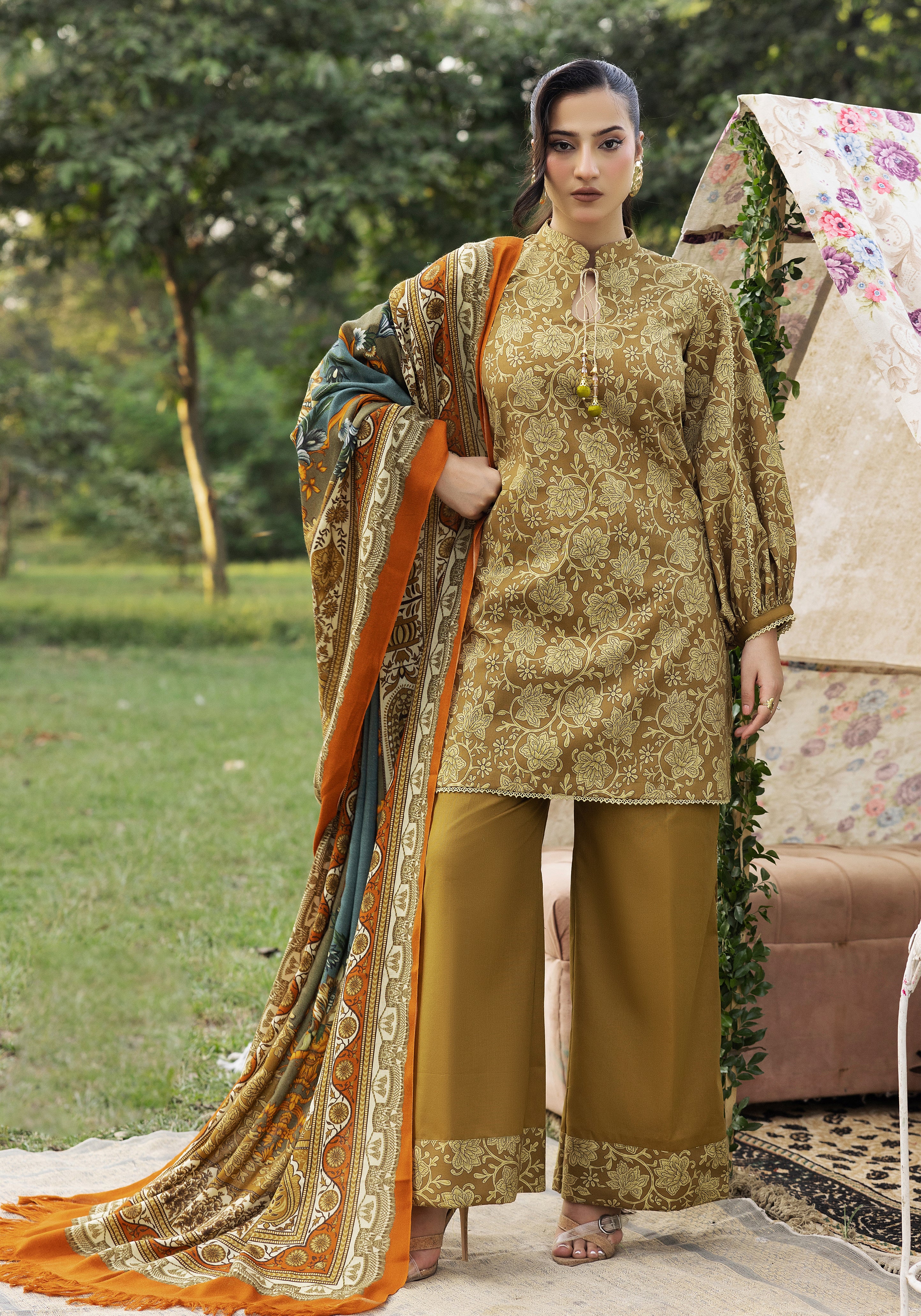 Tabeer - Unstitched 3pc