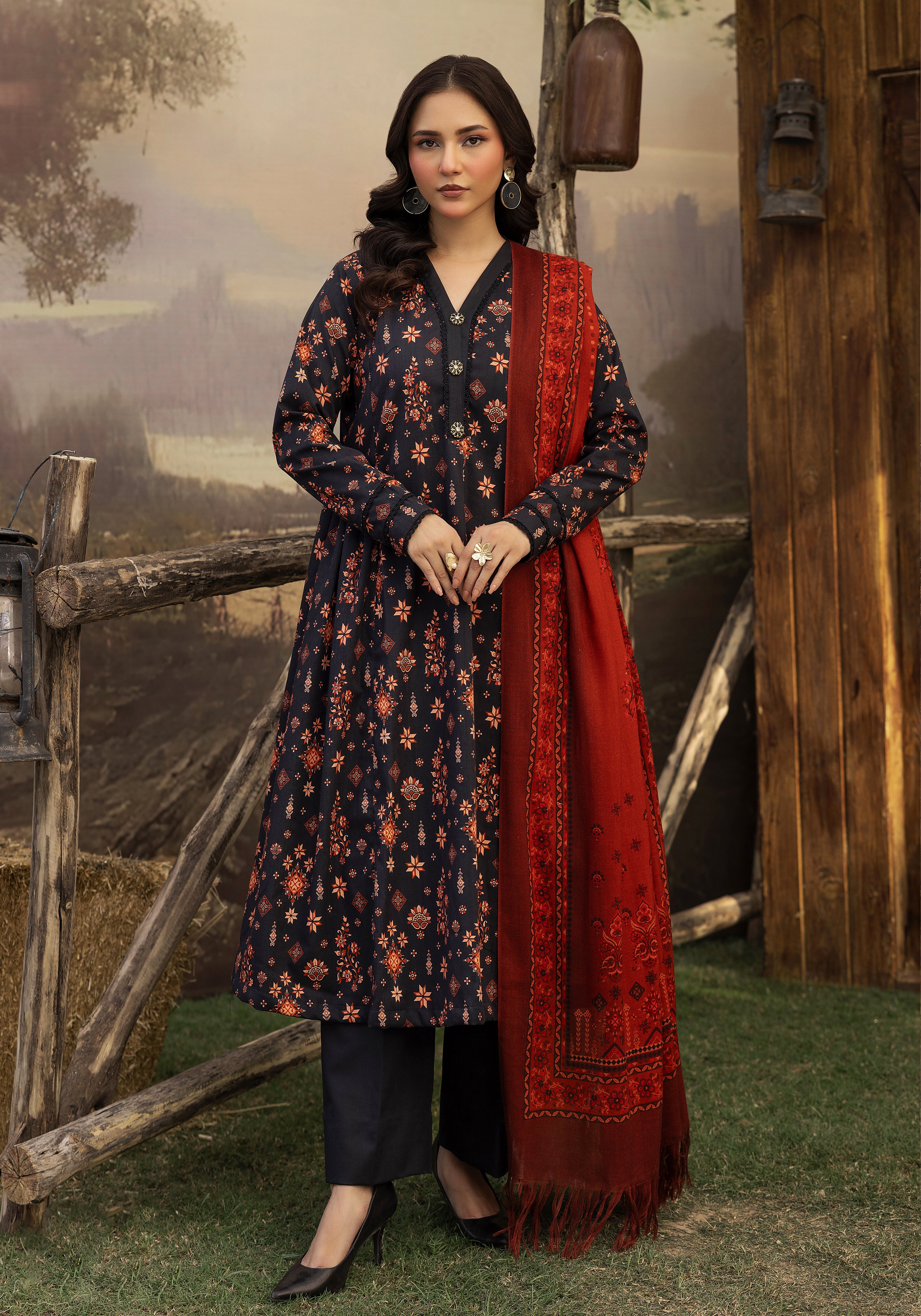 Zehba - Unstitched 3pc