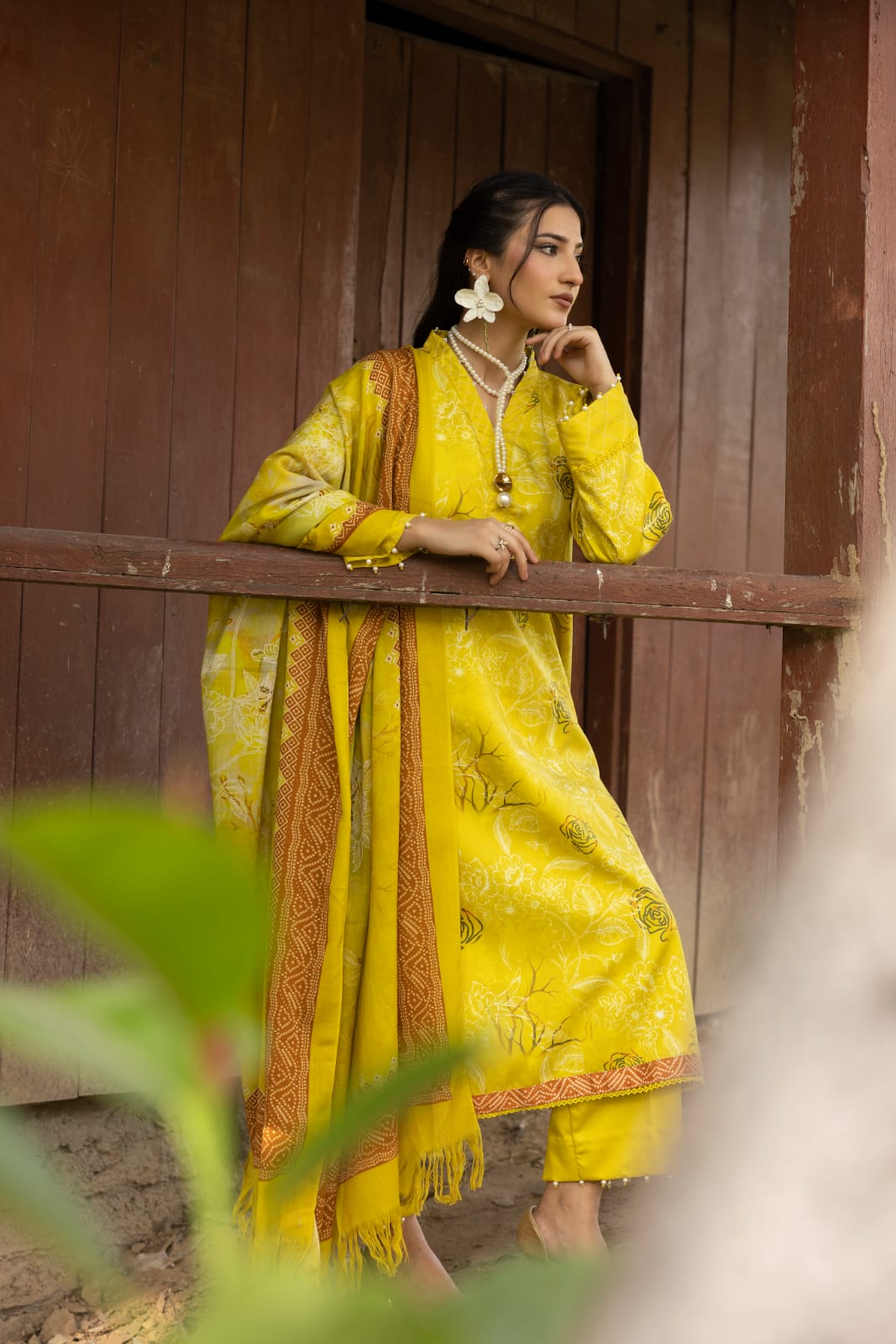 Sunehri - Unstitched 3pc