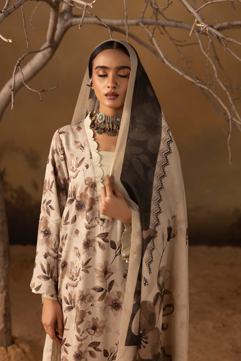 Komal Saaz - Unstitched 3pc