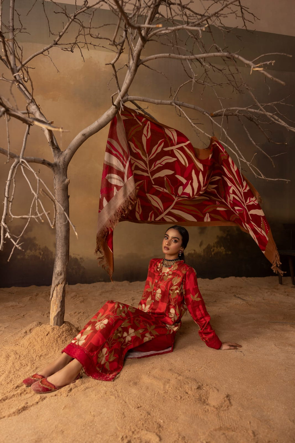 Noor-e-Komal - Unstitched 3pc