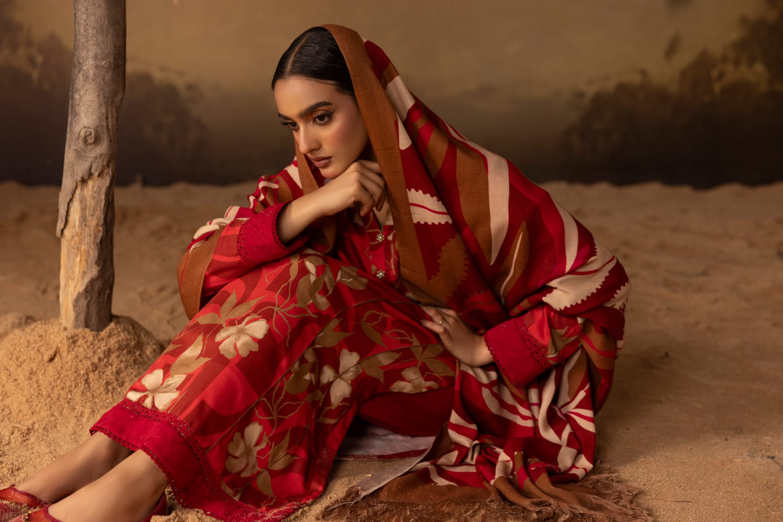 Noor-e-Komal - Unstitched 3pc