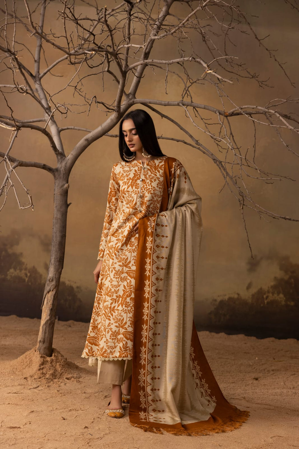 Komal Rang - Unstitched 3pc