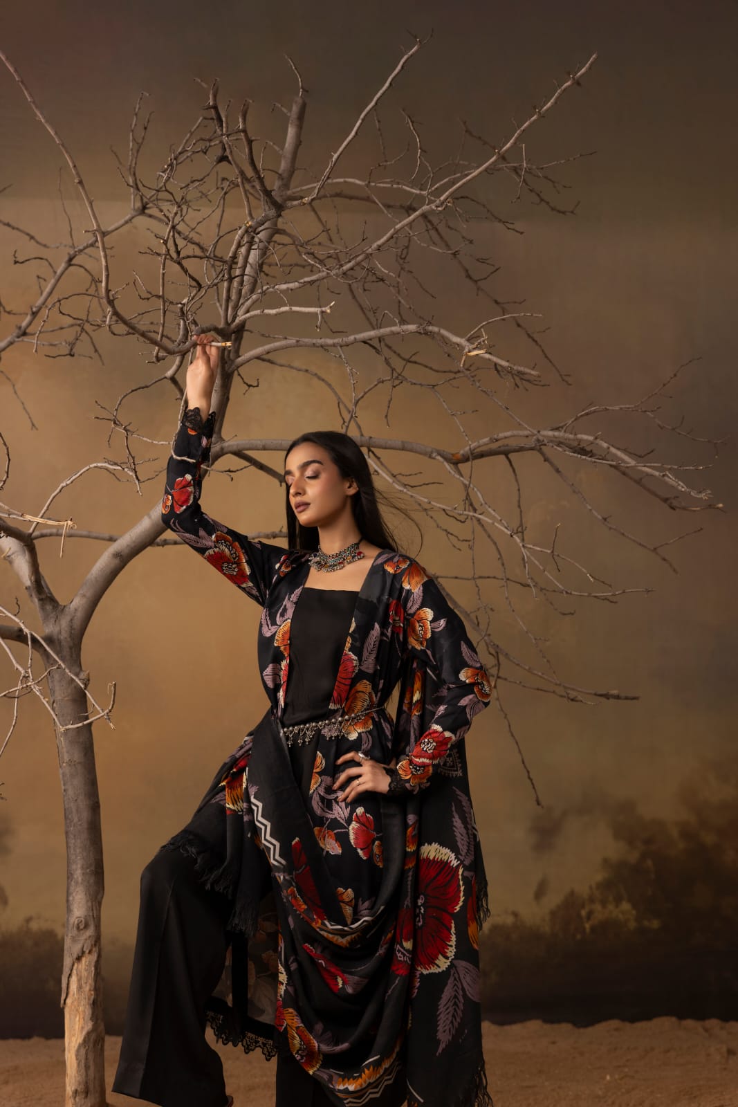 Zeb-e-Komal - Unstitched 3pc