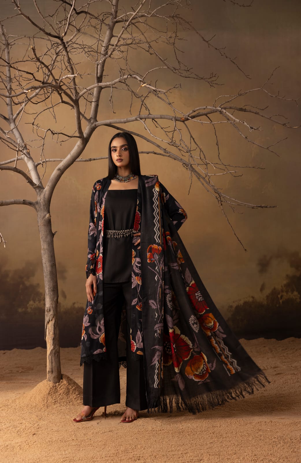 Zeb-e-Komal - Unstitched 3pc