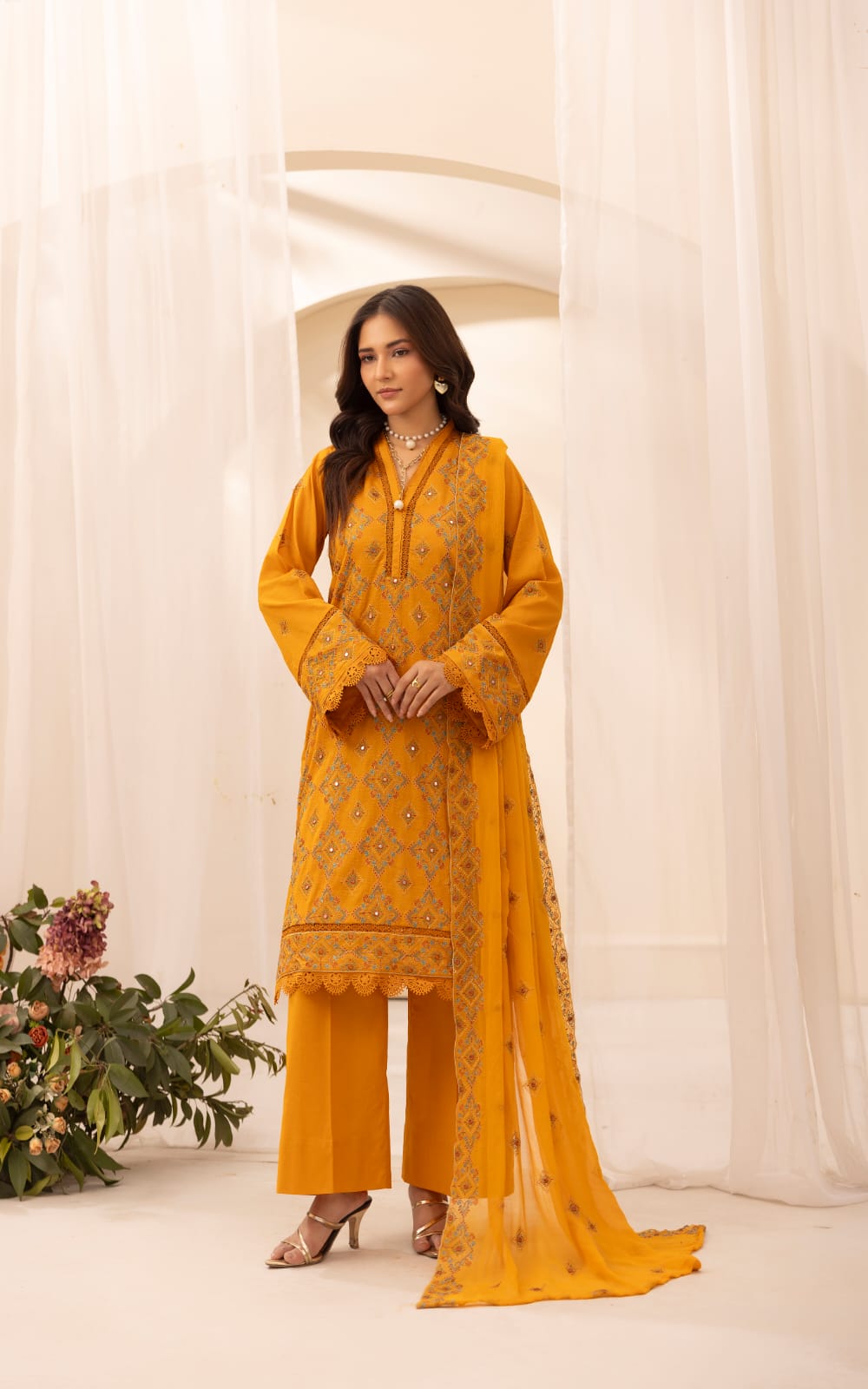 Roshni - Unstitched 3pc