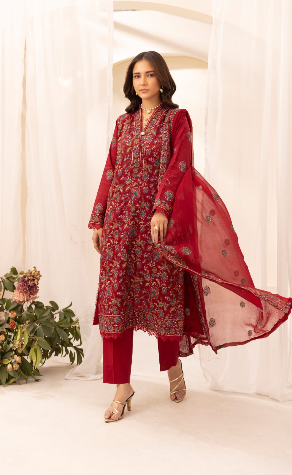 Gulrukh - Unstitched 3pc
